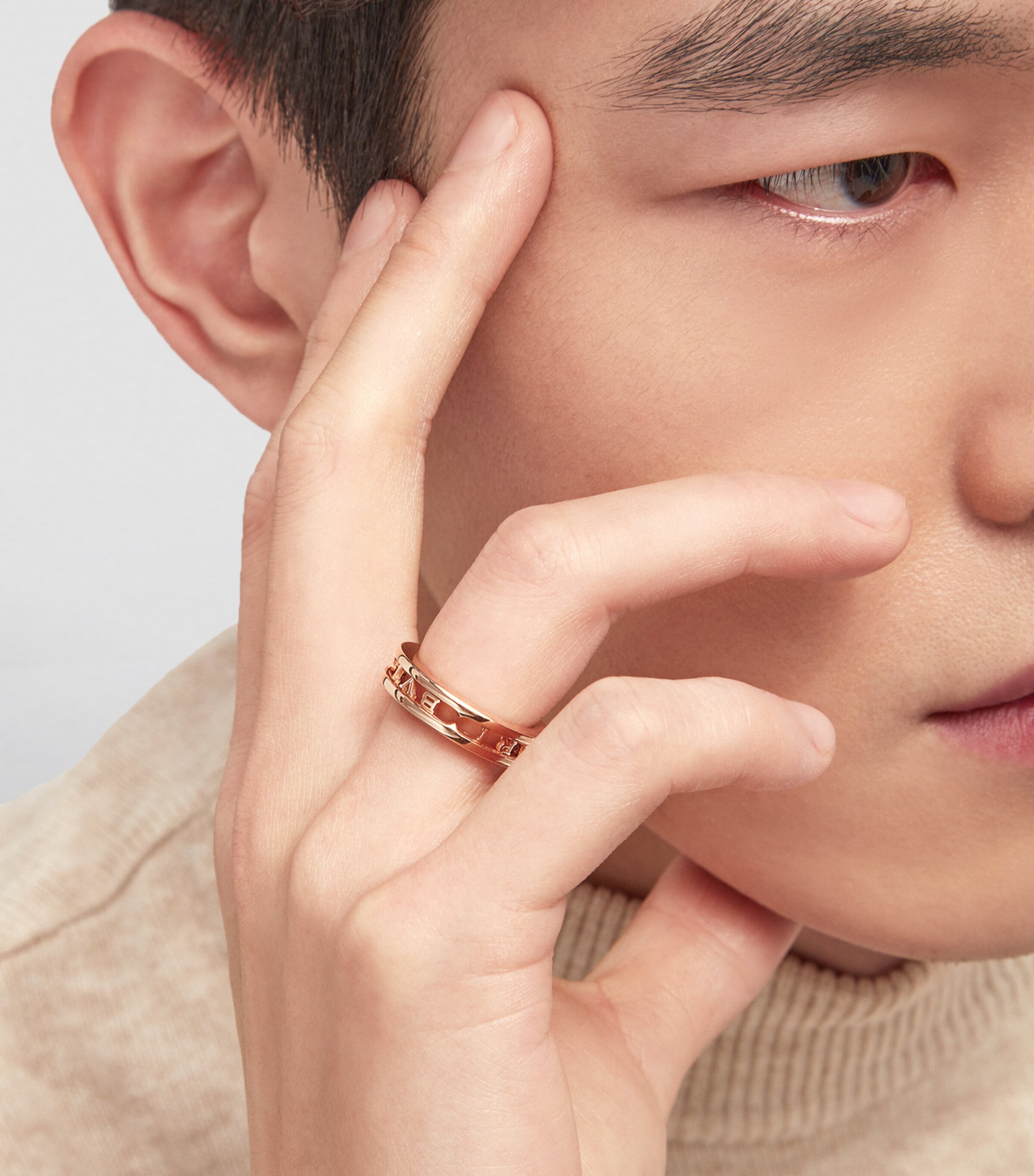 Rose Gold B.zero1 Ring PINK GOLD Image 8