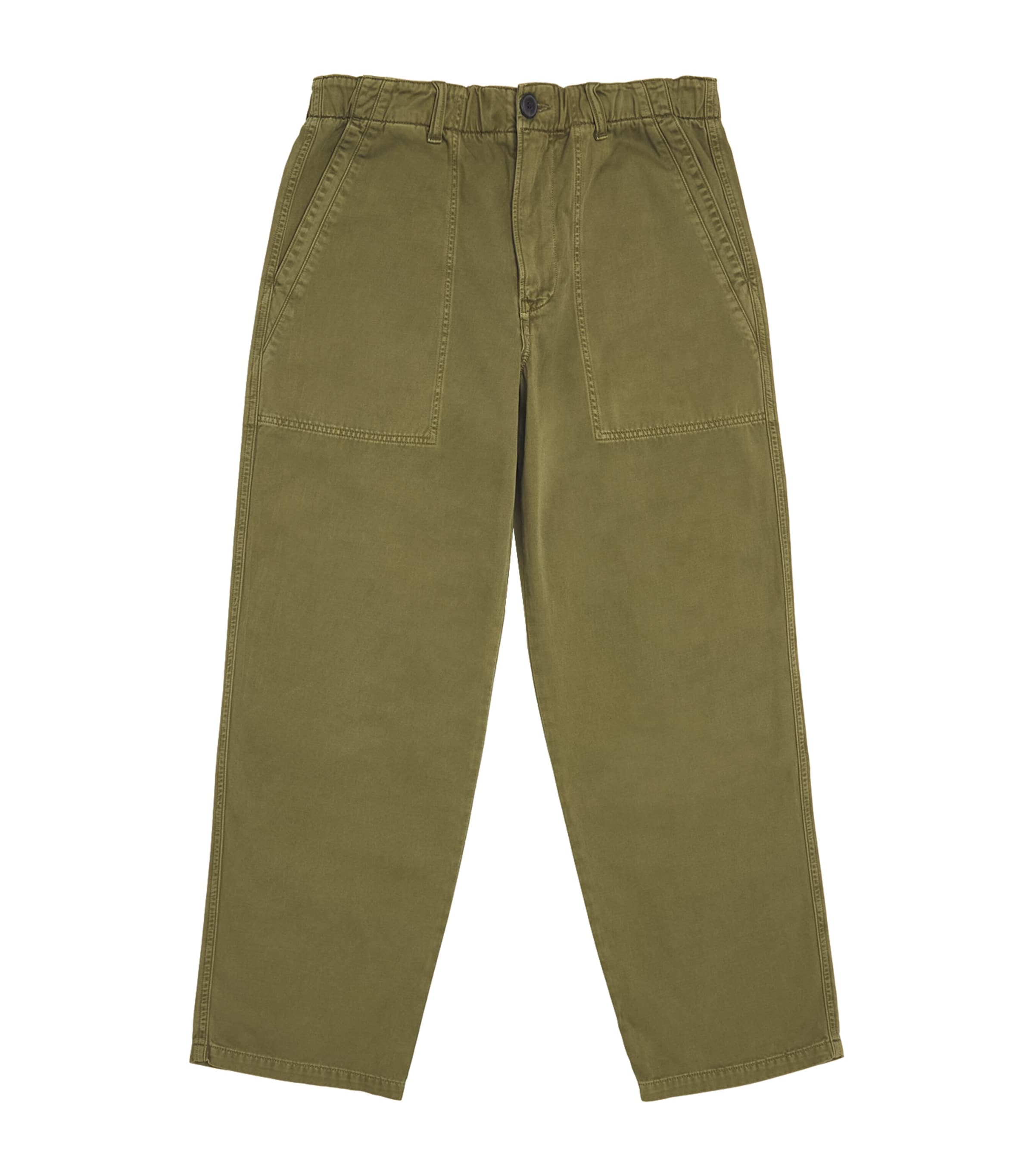 Citizens Of Humanity Regenerative Cotton Hayden Utility Trousers In Green