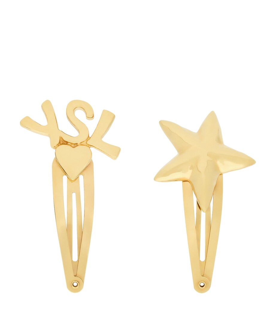 Saint Laurent Charms Hair Clips (Set of 2) Image 1