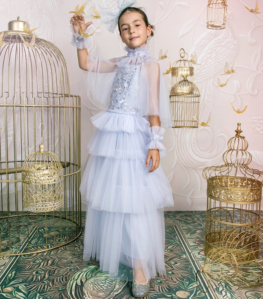 Tutu Du Monde Tulle Embellished Flutter Dress (2-11 Years) Whitsunday Passage Image 2