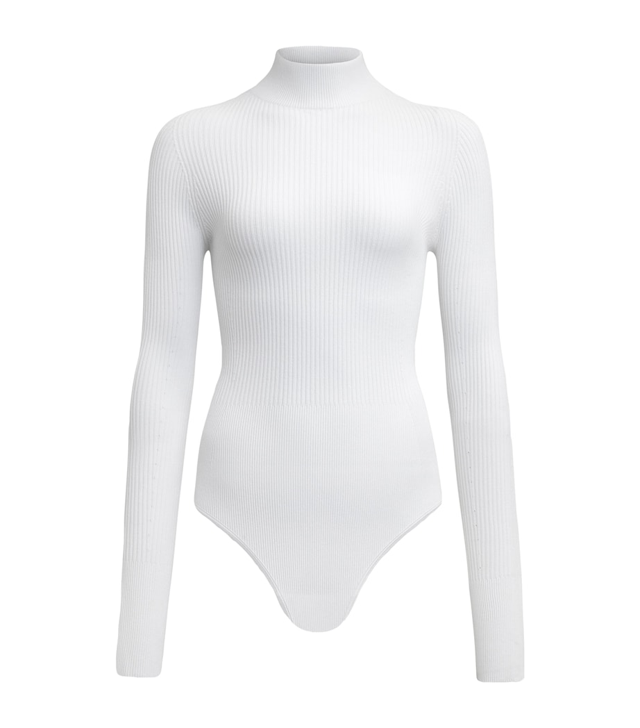 High-Neck Bodysuit BLANC Image 1