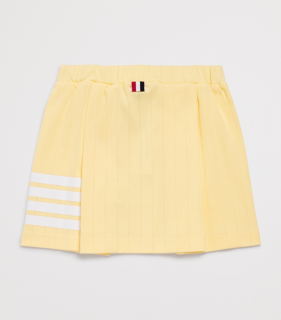 Pointelle Pleated Skirt (2-12 Years) YELLOW Image 2