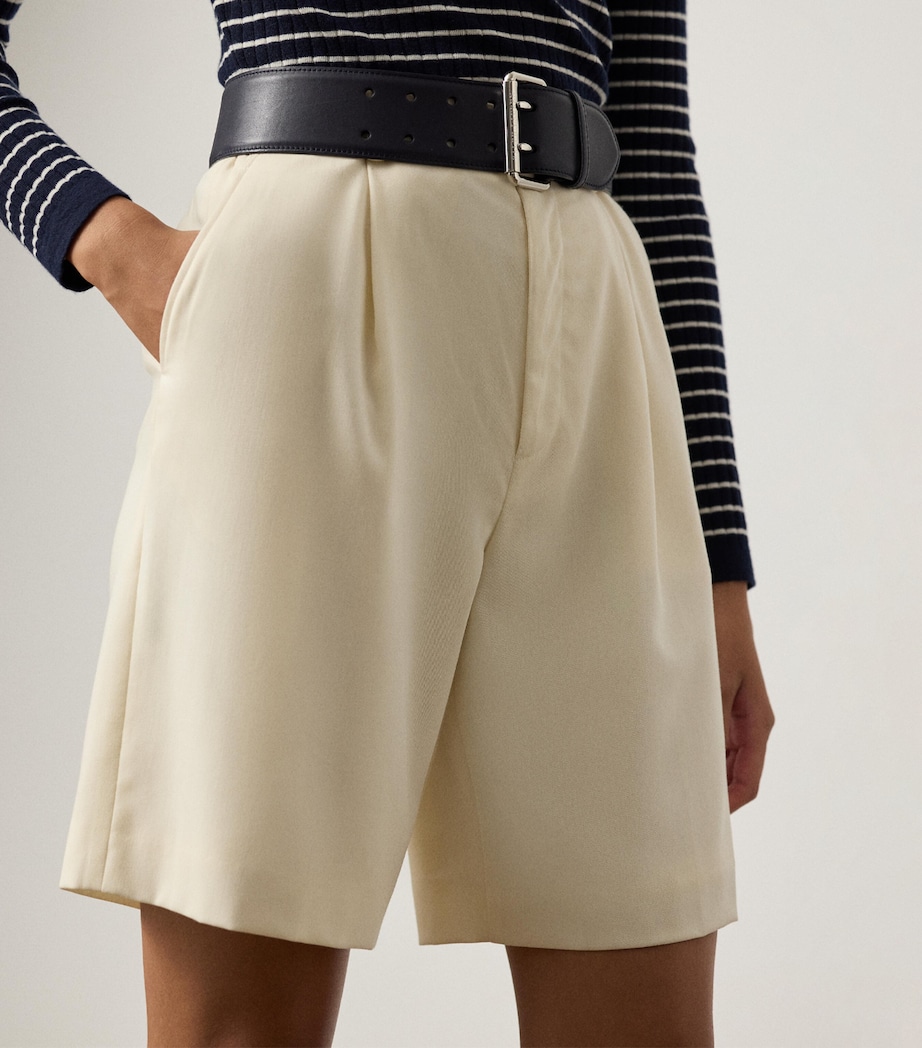 Wool Minetta Shorts NATURAL-101 Image 5