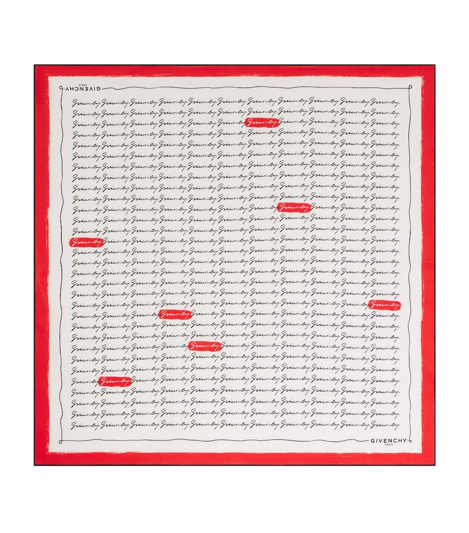 Givenchy Silk Signature Scarf Image 1