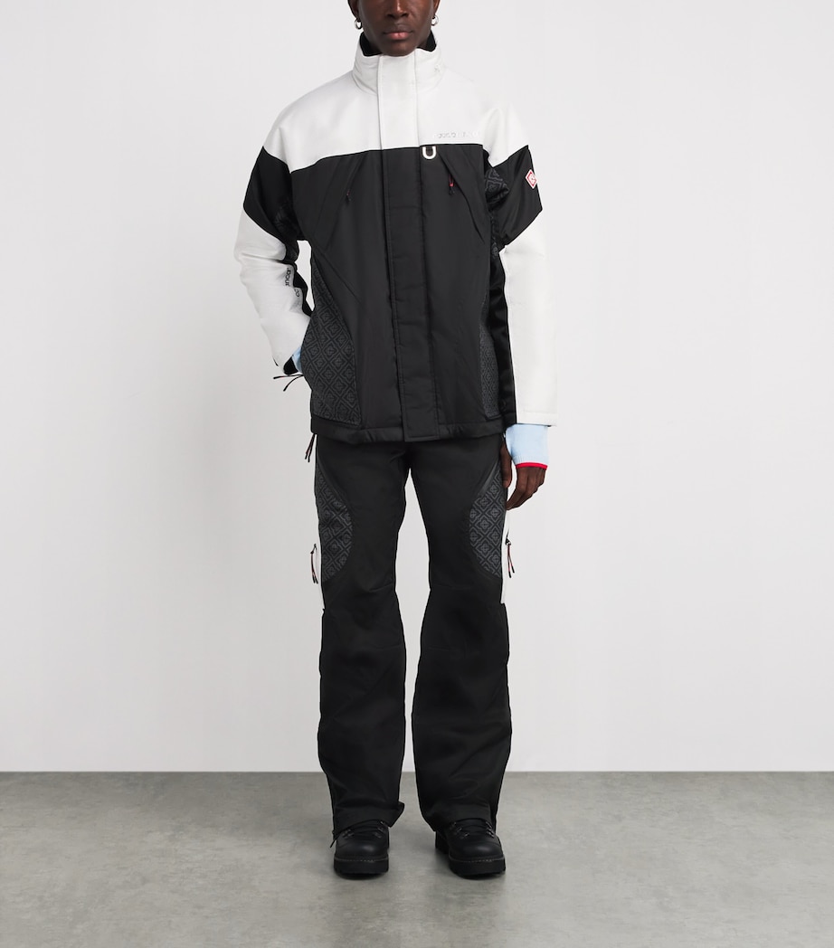 Ripstop Down Cargo Ski Trousers BLACK MONOGRAM Image 2