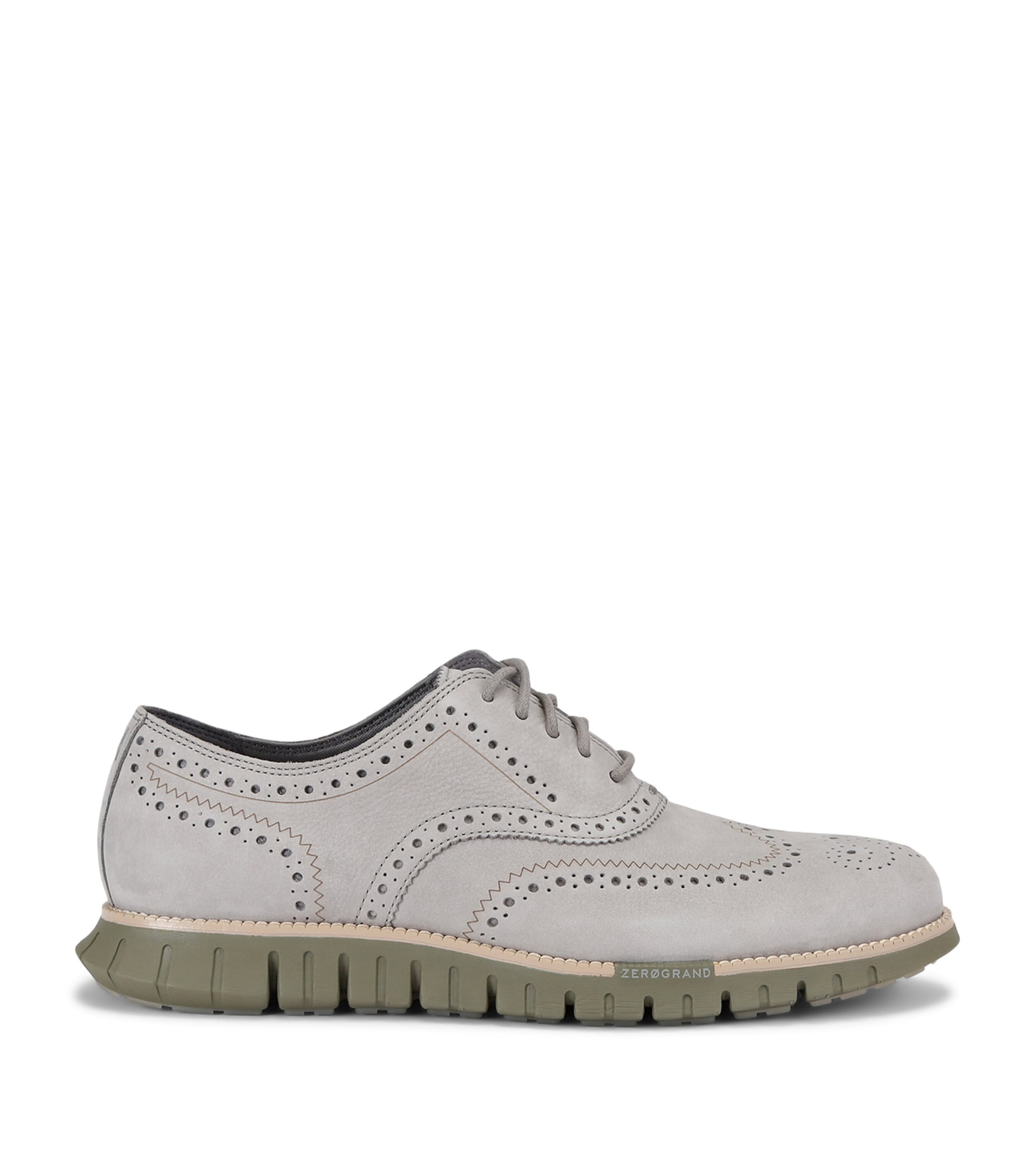 Cole Haan Zerøgrand Remastered Wingtip Oxford Shoes In Gray