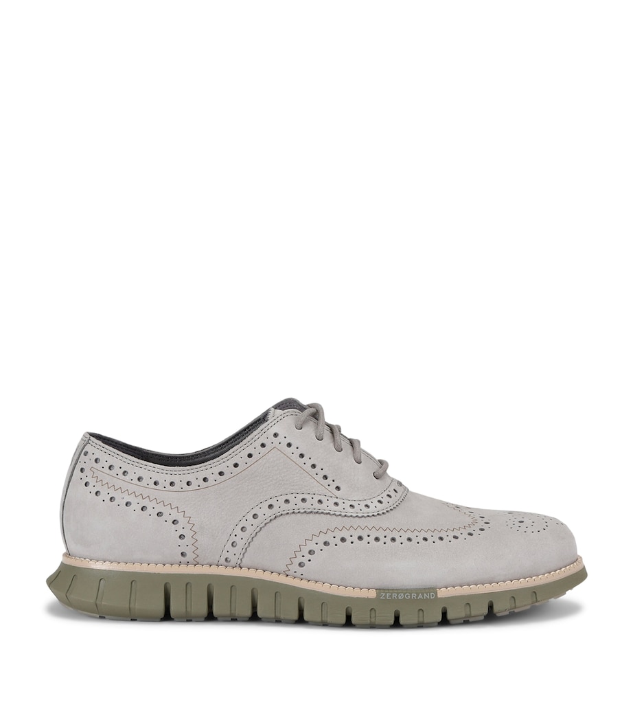 ZERØGRAND Remastered Wingtip Oxford Shoes GREY MID Image 1