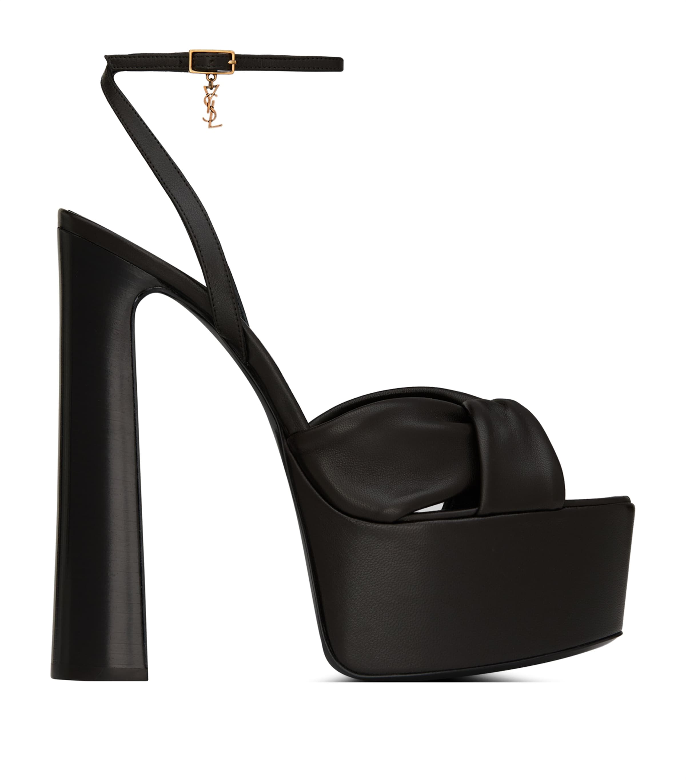 Saint Laurent Leather Franciane Platform Sandals 105 Image 1