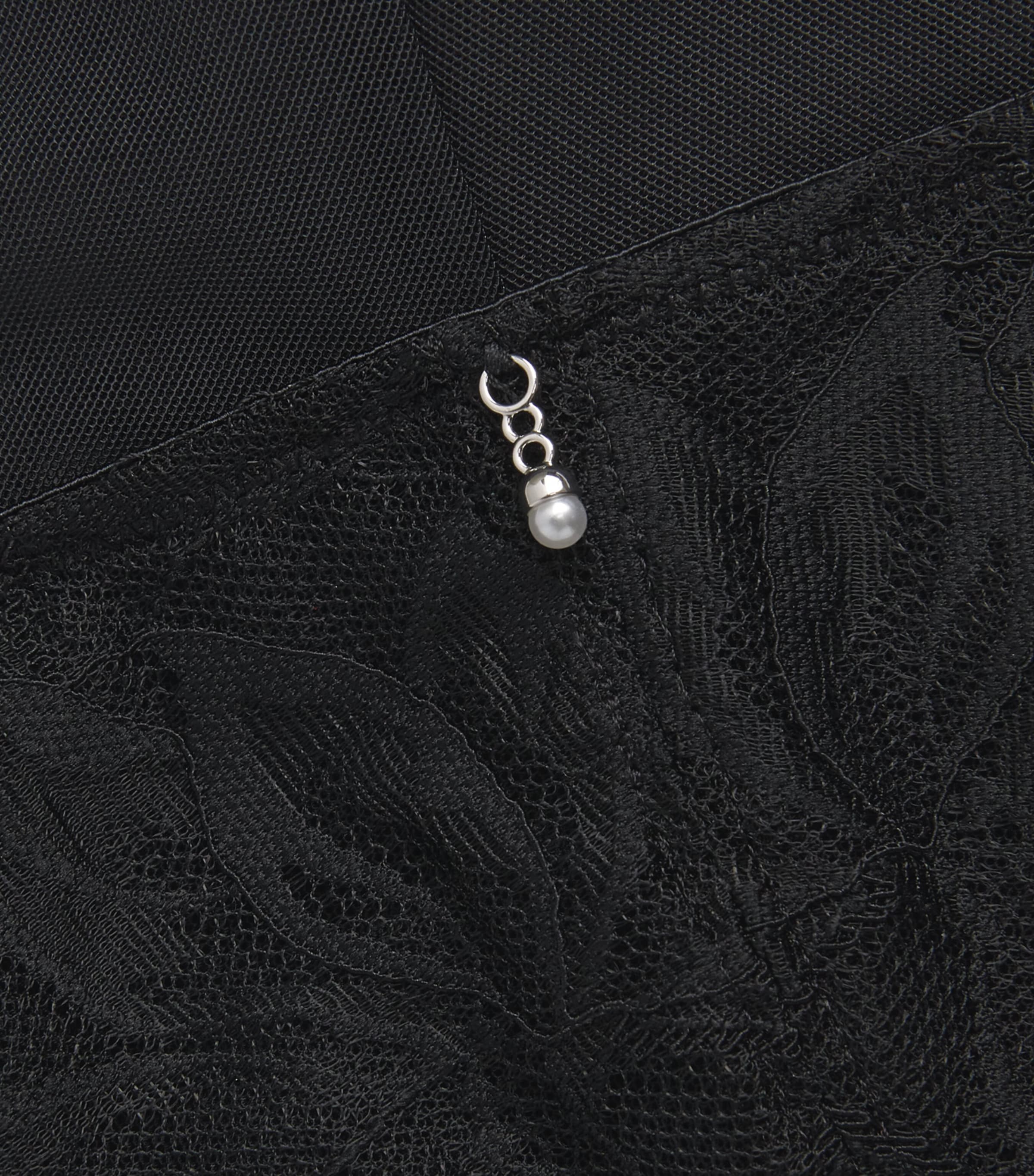 Wacoal Womens Lace-Trim Abéllia Briefs Black Image 4