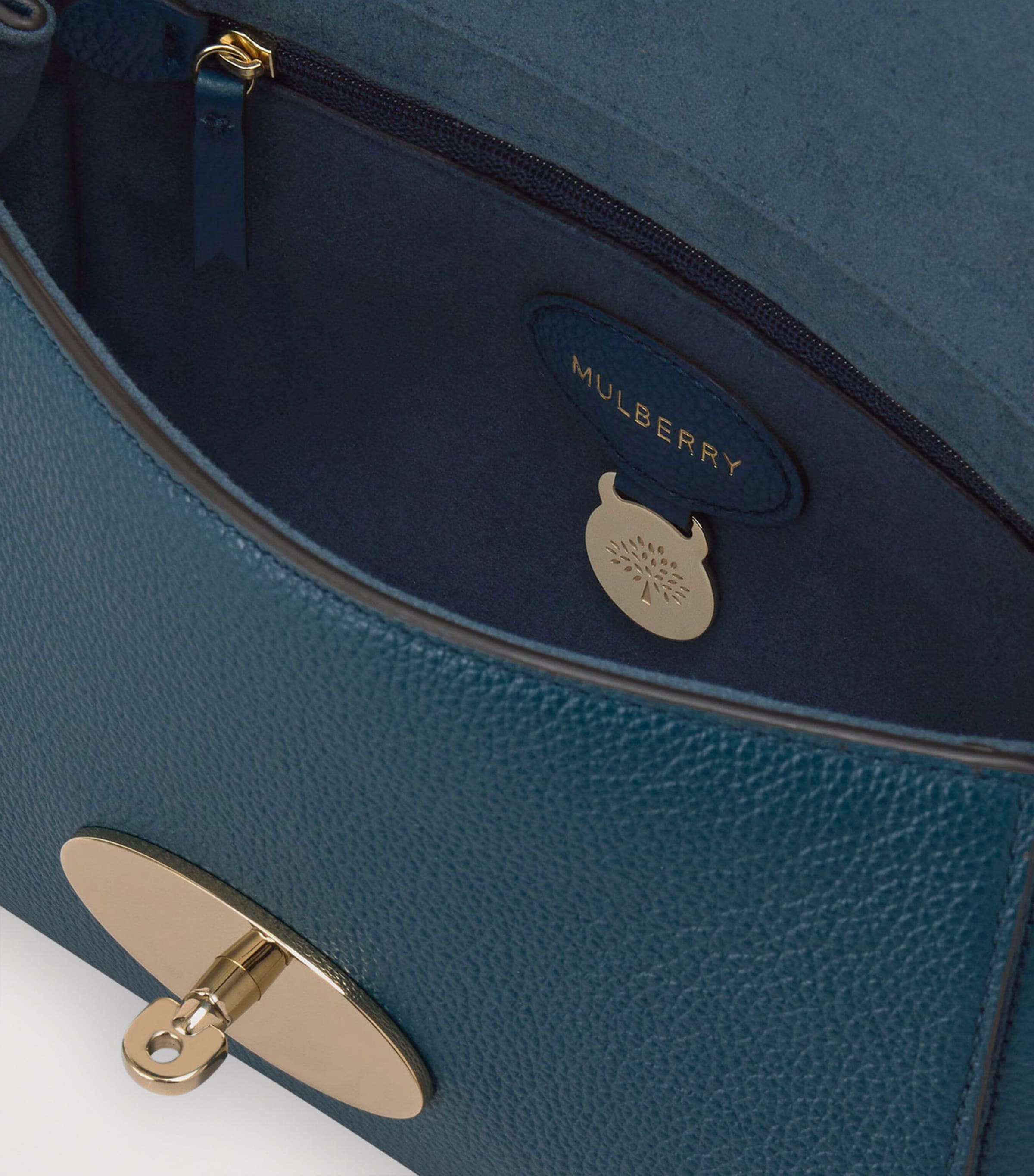 Mulberry Small Leather Lily Shoulder Bag Out Of The Blue Image 3