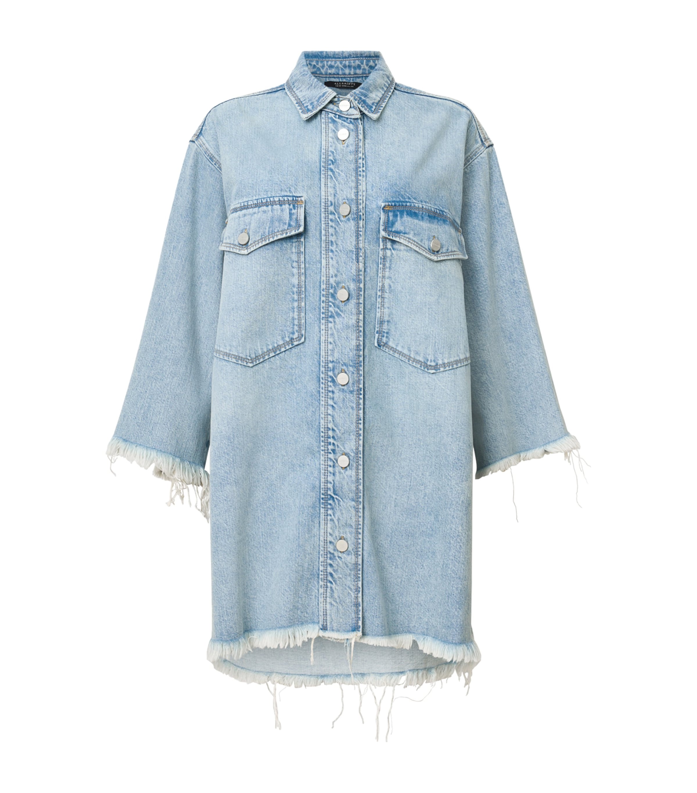 ALLSAINTS DENIM FAYE SHIRT DRESS