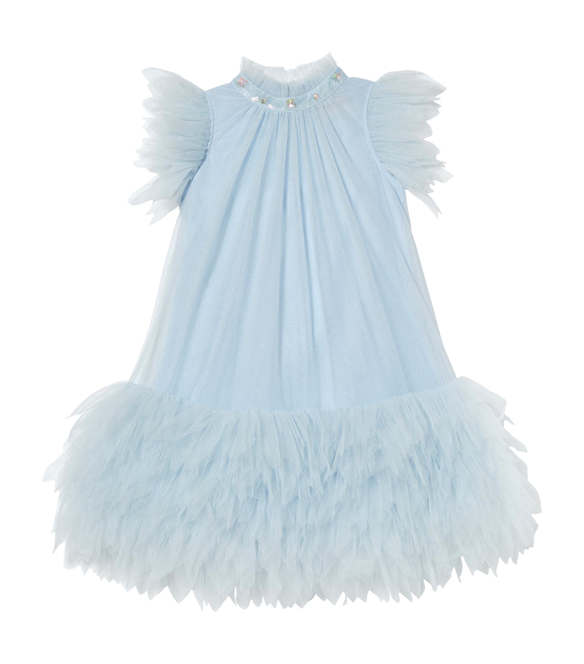 Tutu Du Monde Tulle Dahlia Dress (2-11 Years) Illusion Blue Image 1
