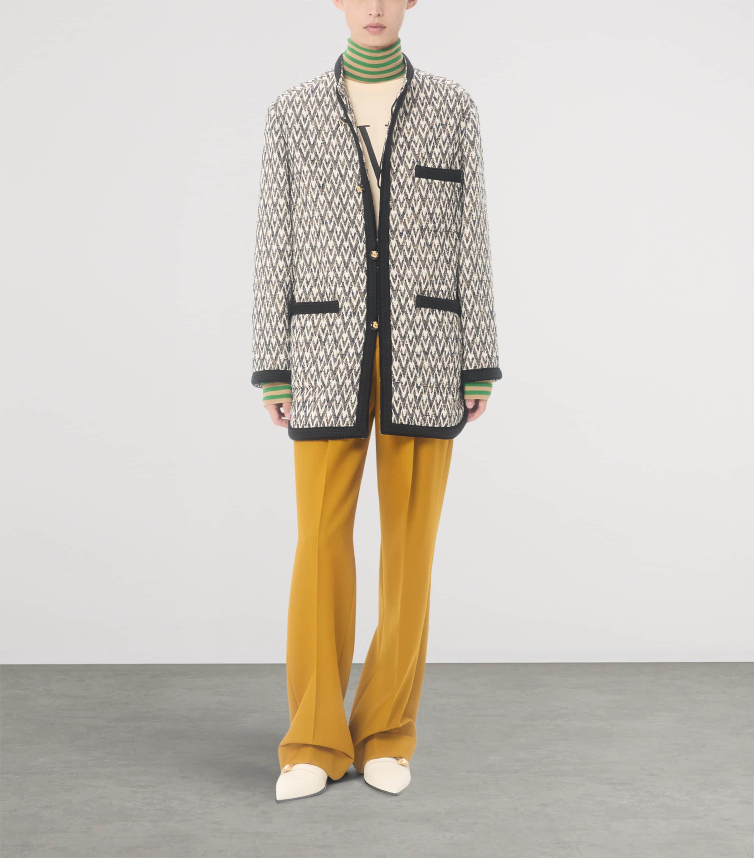 Cotton Made in Valentino Logo T-Shirt QT3 Image 5