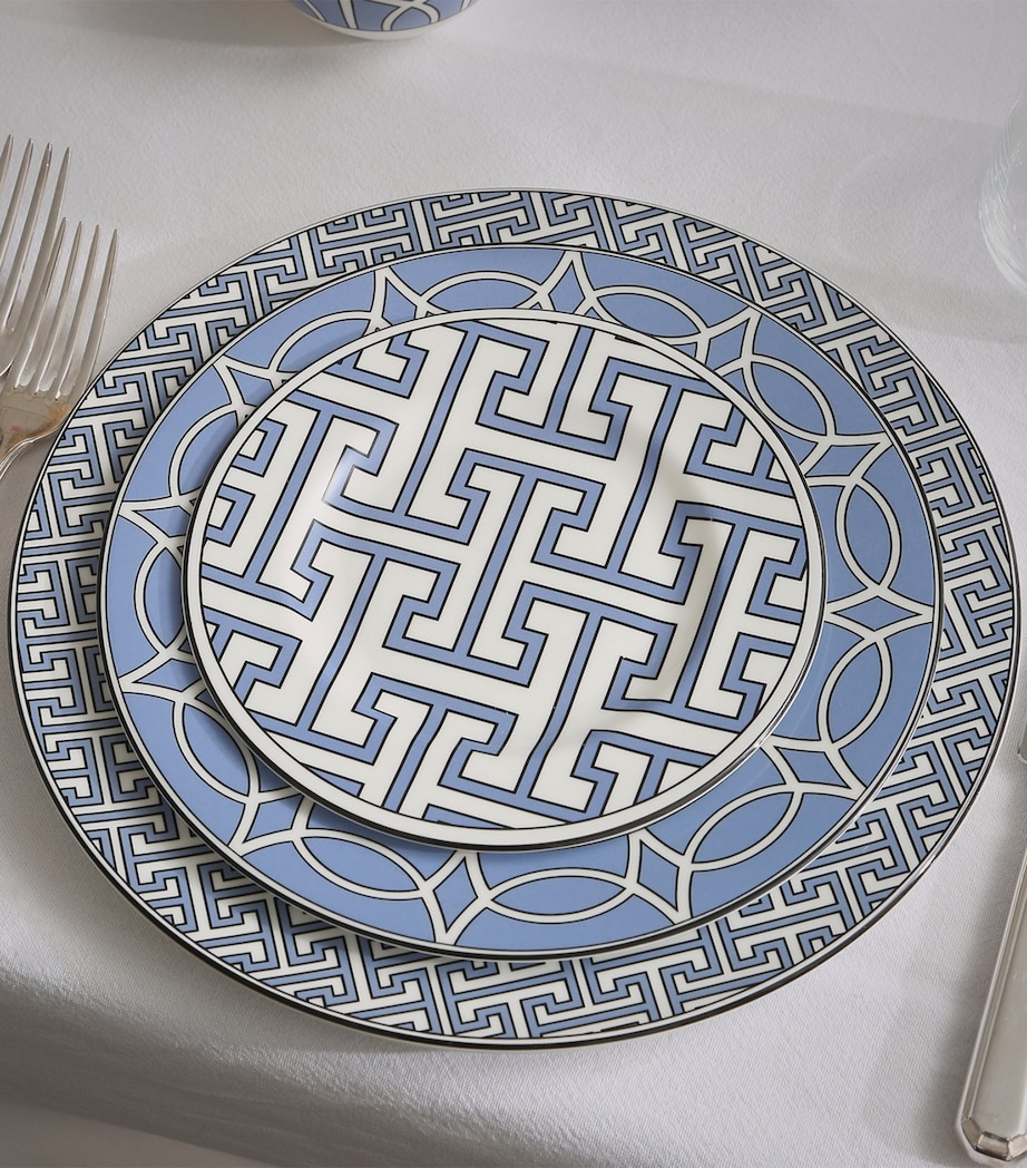 Set of 2 Loop Dessert Plates (21cm) BLUE Image 5