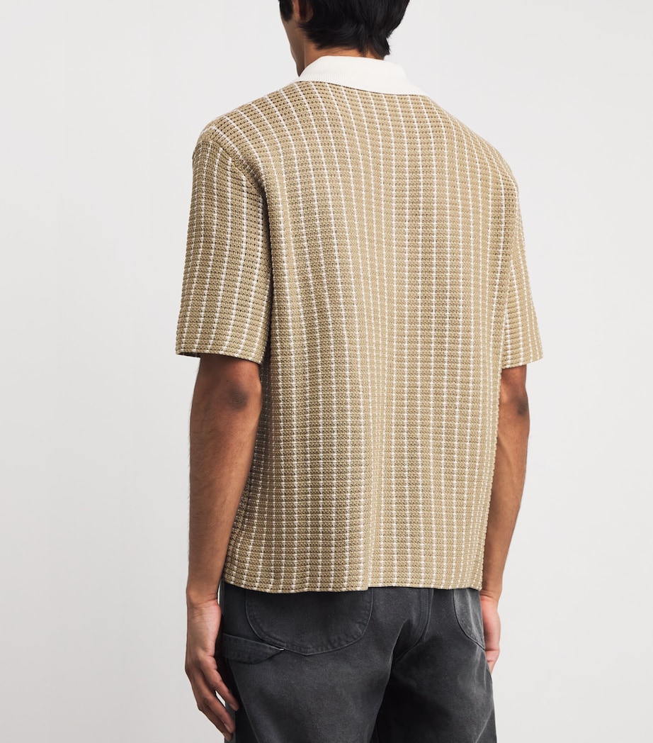 Knitted Polo Shirt 291 DEER Image 4