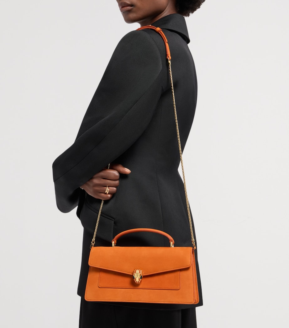 Bvlgari Serpenti Forever Top-Handle Bag Orange Image 4