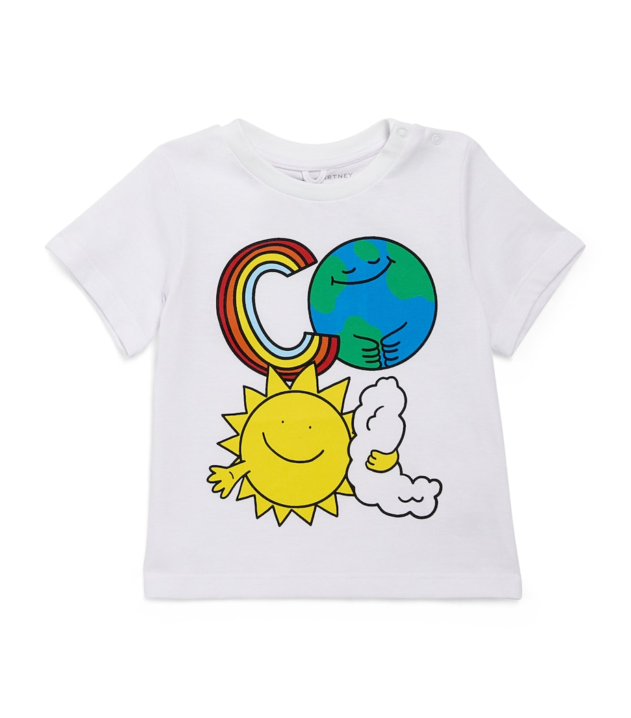 Cotton Earth Friends T-Shirt (3-36 Months) 100WHITE Image 1
