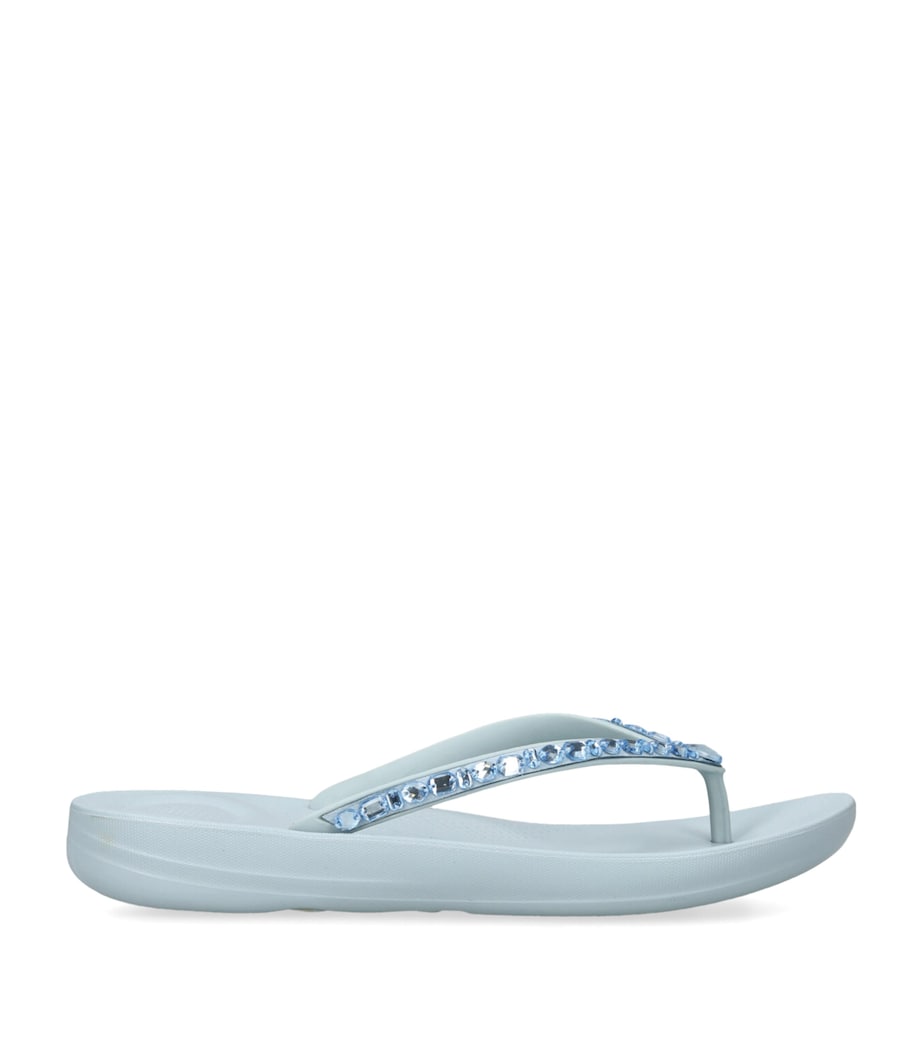 IQUSHION Sparkle Flip Flops BLUE Image 1