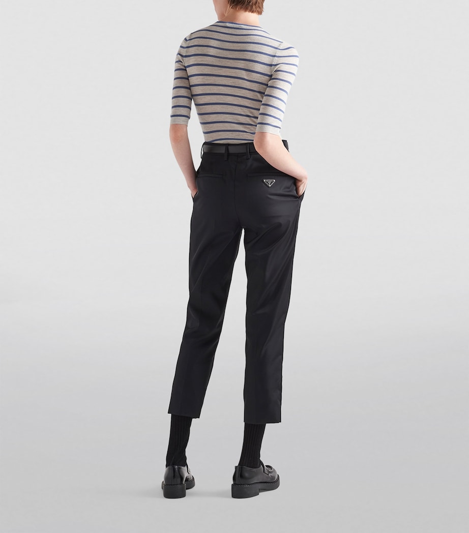 Wool Striped Logo Sweater F0VWZ Image 4