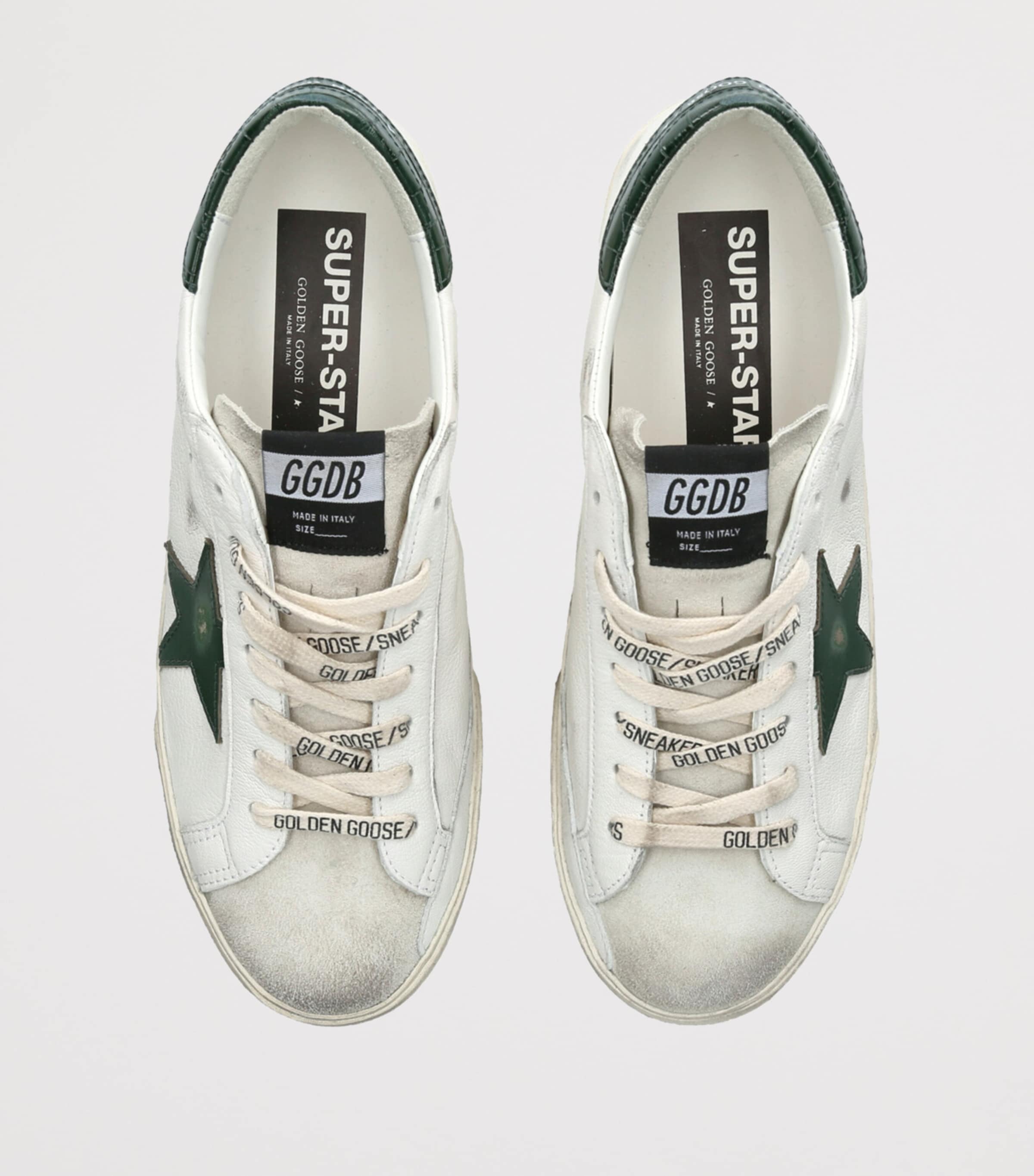 Leather Super-Star Sneakers GREEN OTH Image 4