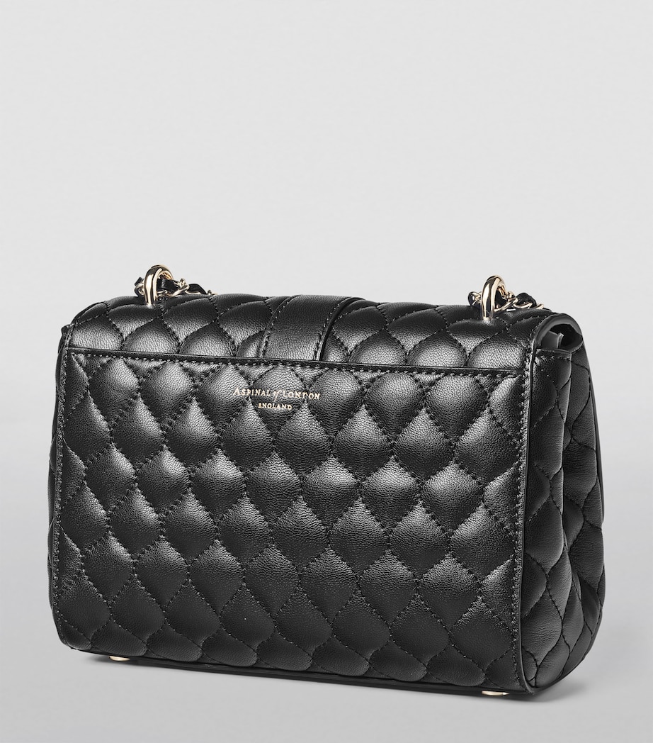Leather Lottie Shoulder Bag BLACK Image 2