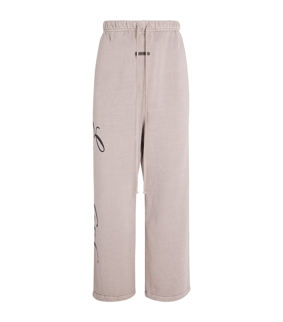Cotton Fleece Sweatpants SMOKE GREY Image 1