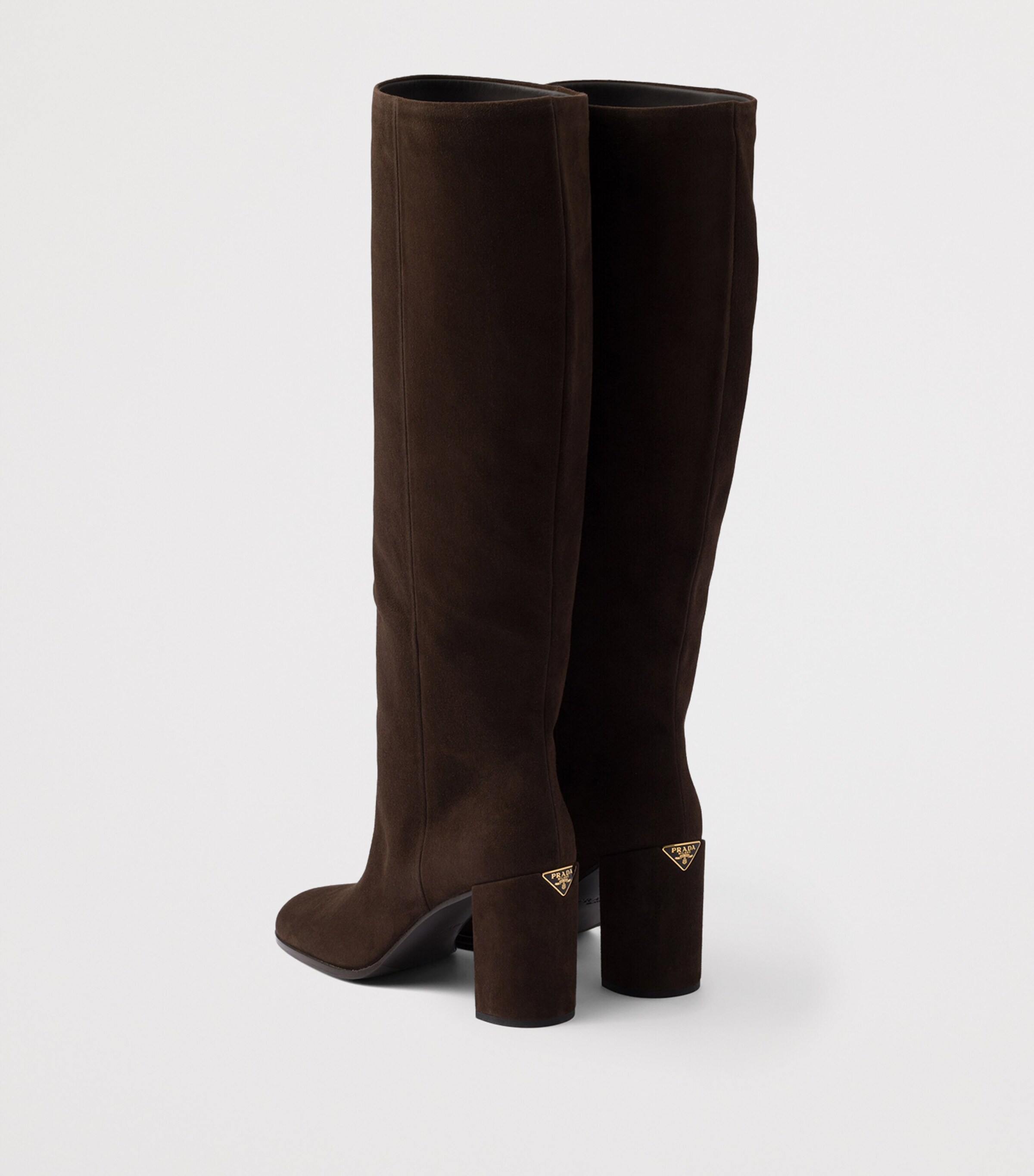 Suede Knee-High Boots 55 F0003 Image 4
