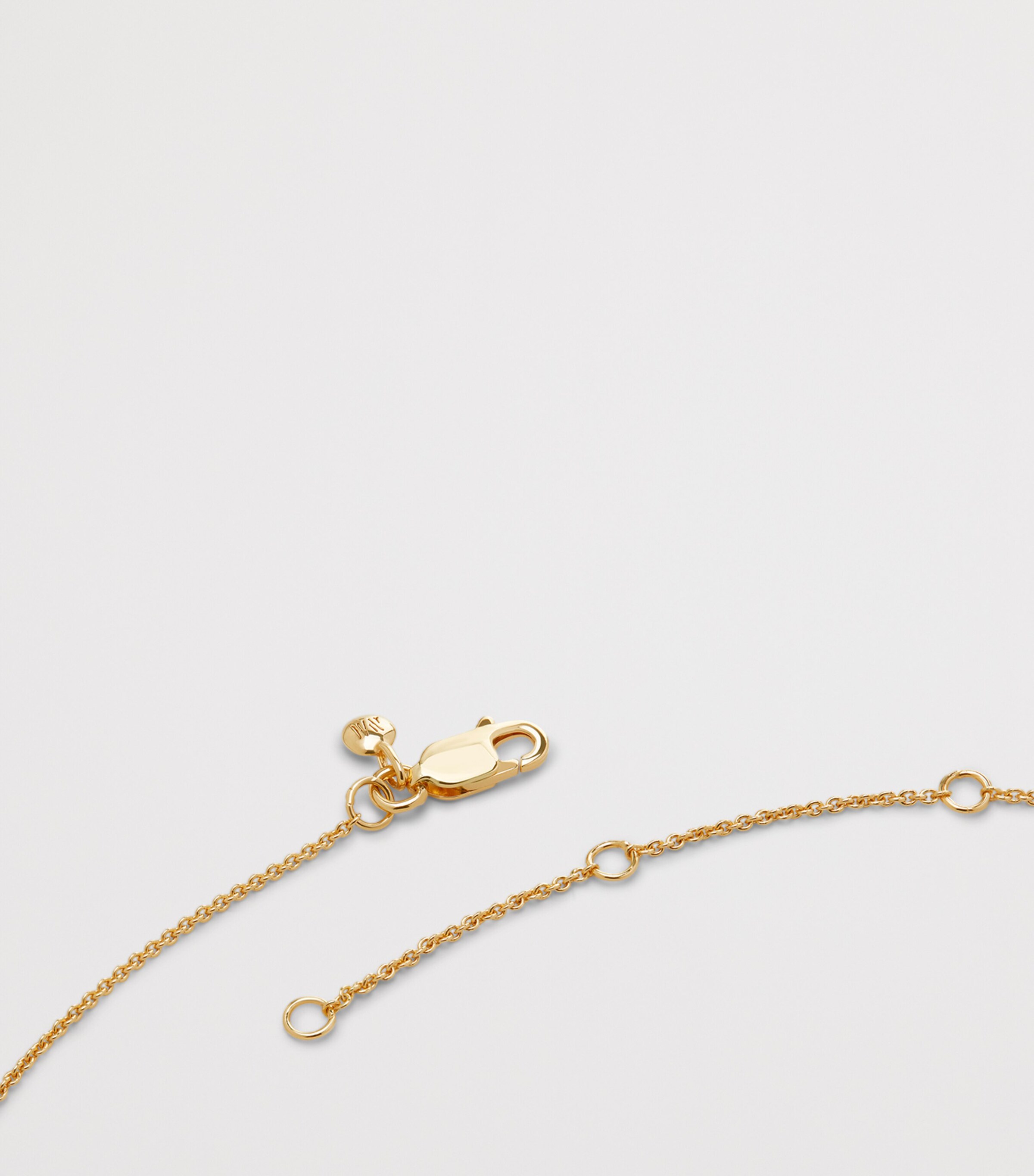 Monica Vinader Gold Vermeil and Turqouise May Birthstone Necklace Gold Vermeil Image 6
