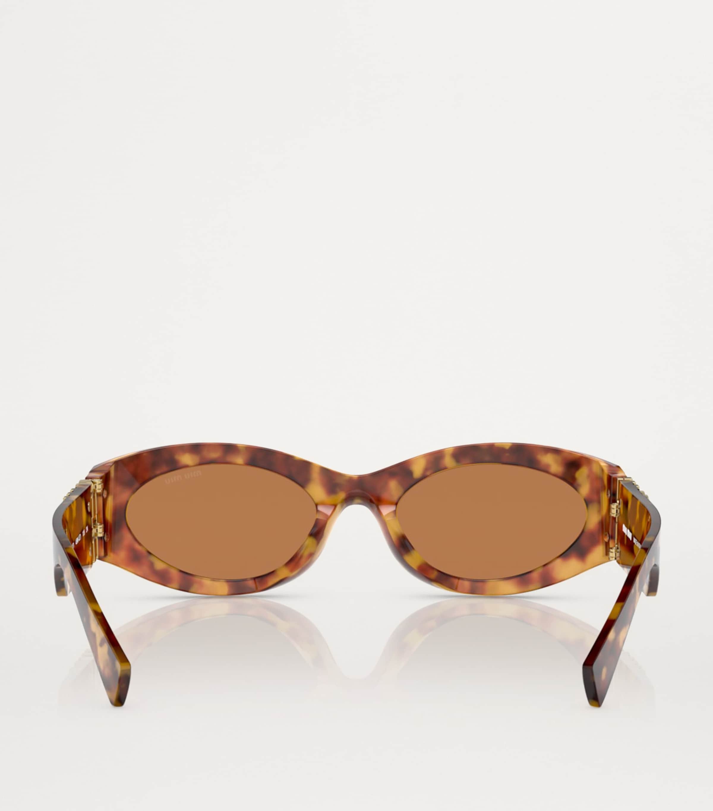 Acetate Oval MU11WS Sunglasses 4BW2Z1 Image 4