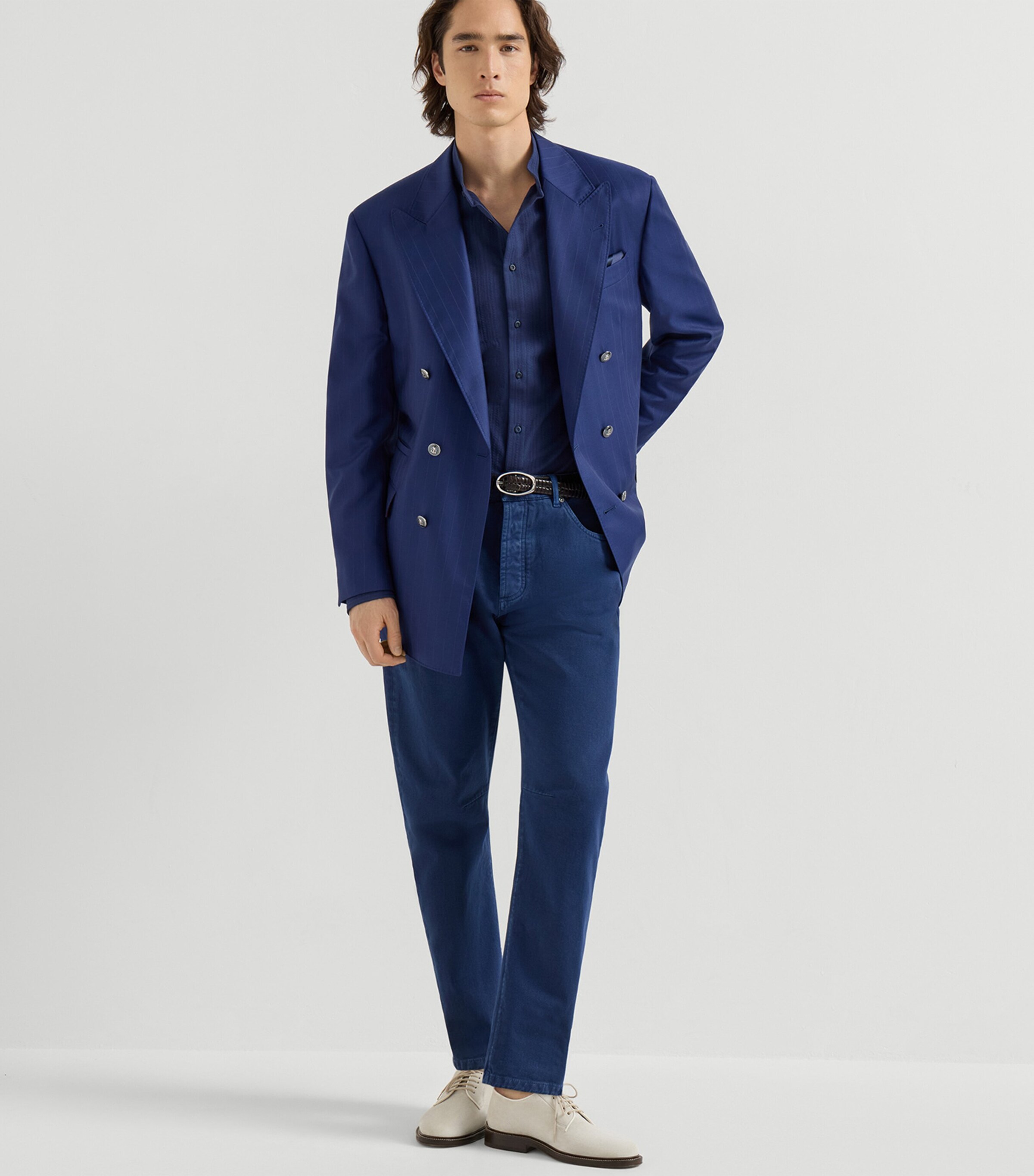 Brunello Cucinelli Mens Slim-Fit Jeans Image 5