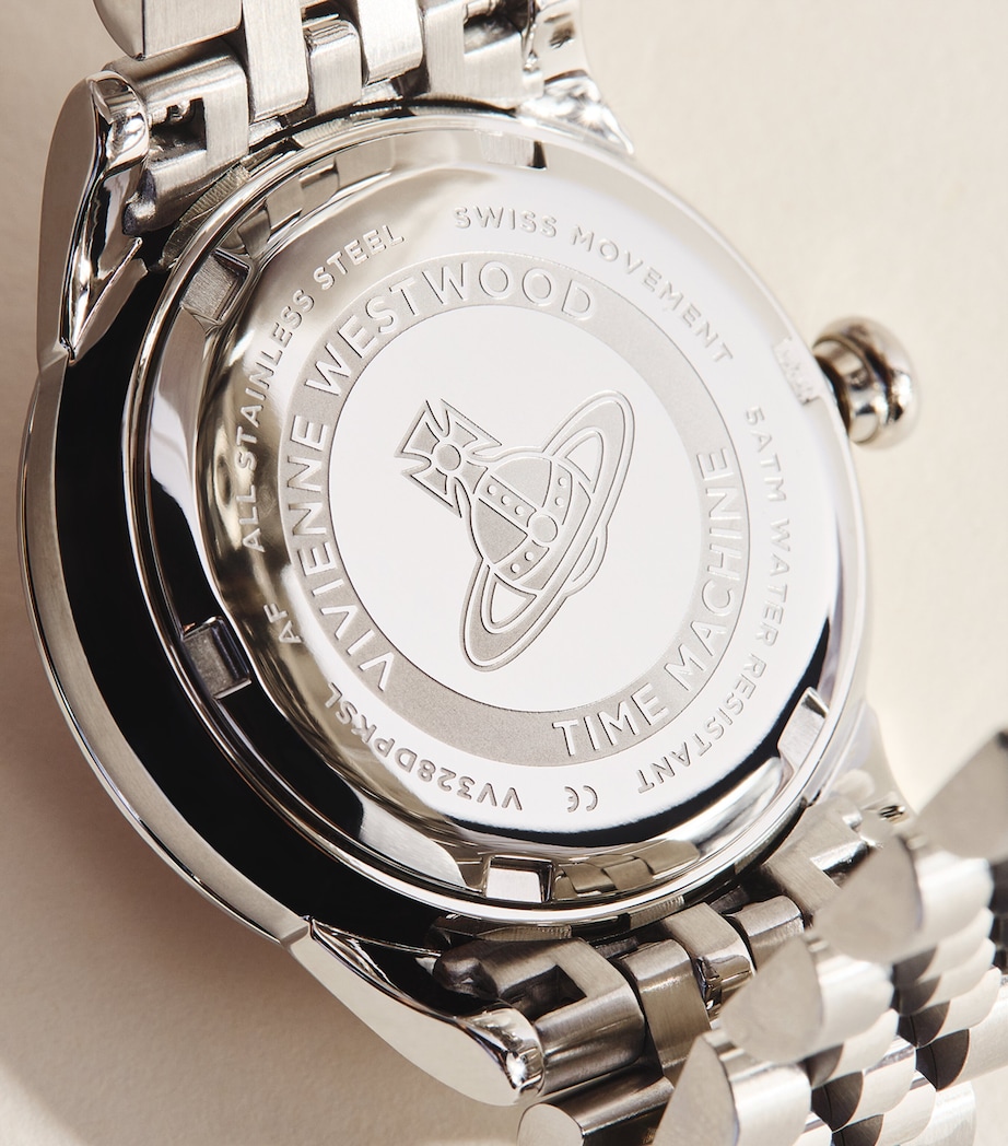 Vivienne Westwood Stainless Steel Little Seymour Watch 32mm Silver Image 6