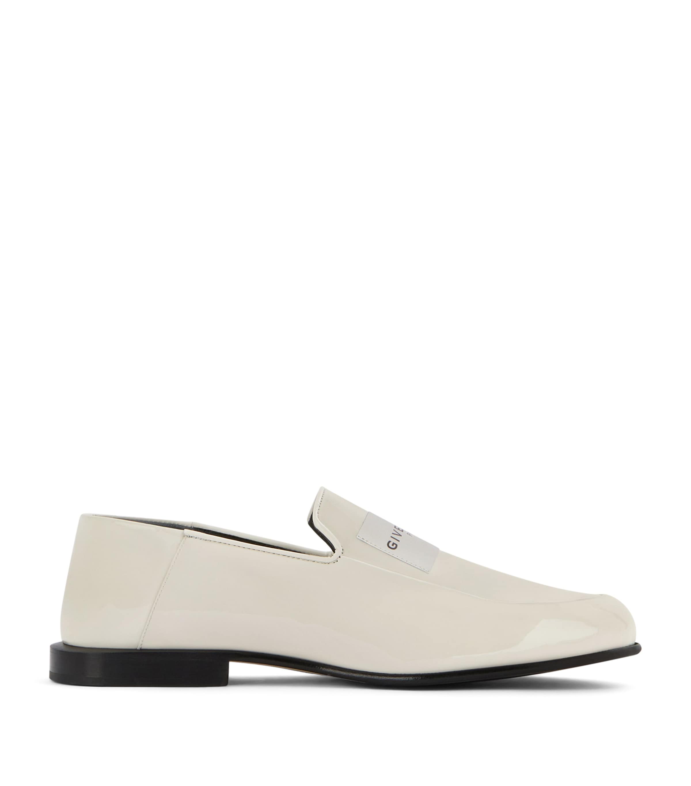 Patent Leather Label Loafers IVORY Image 1