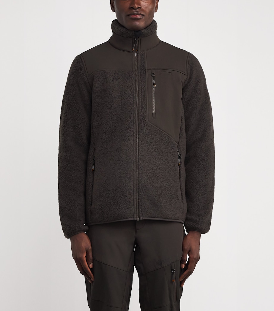 Sherpa Fleece Halifax Jacket 08AA : BROWN BARK Image 3