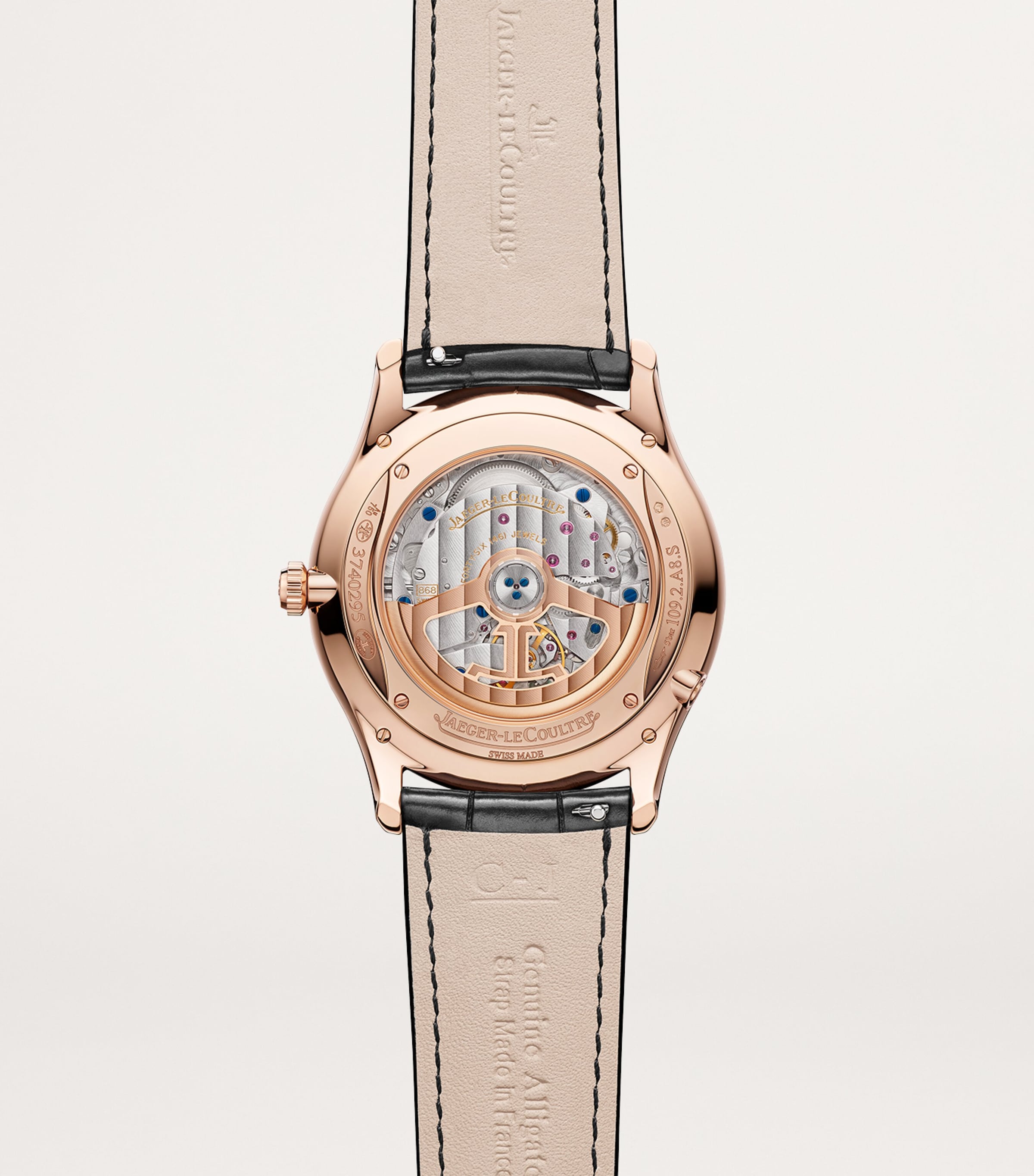 Pink Gold Master Ultra Thin Perpetual Calendar Watch 39mm PINK GOLD Image 7