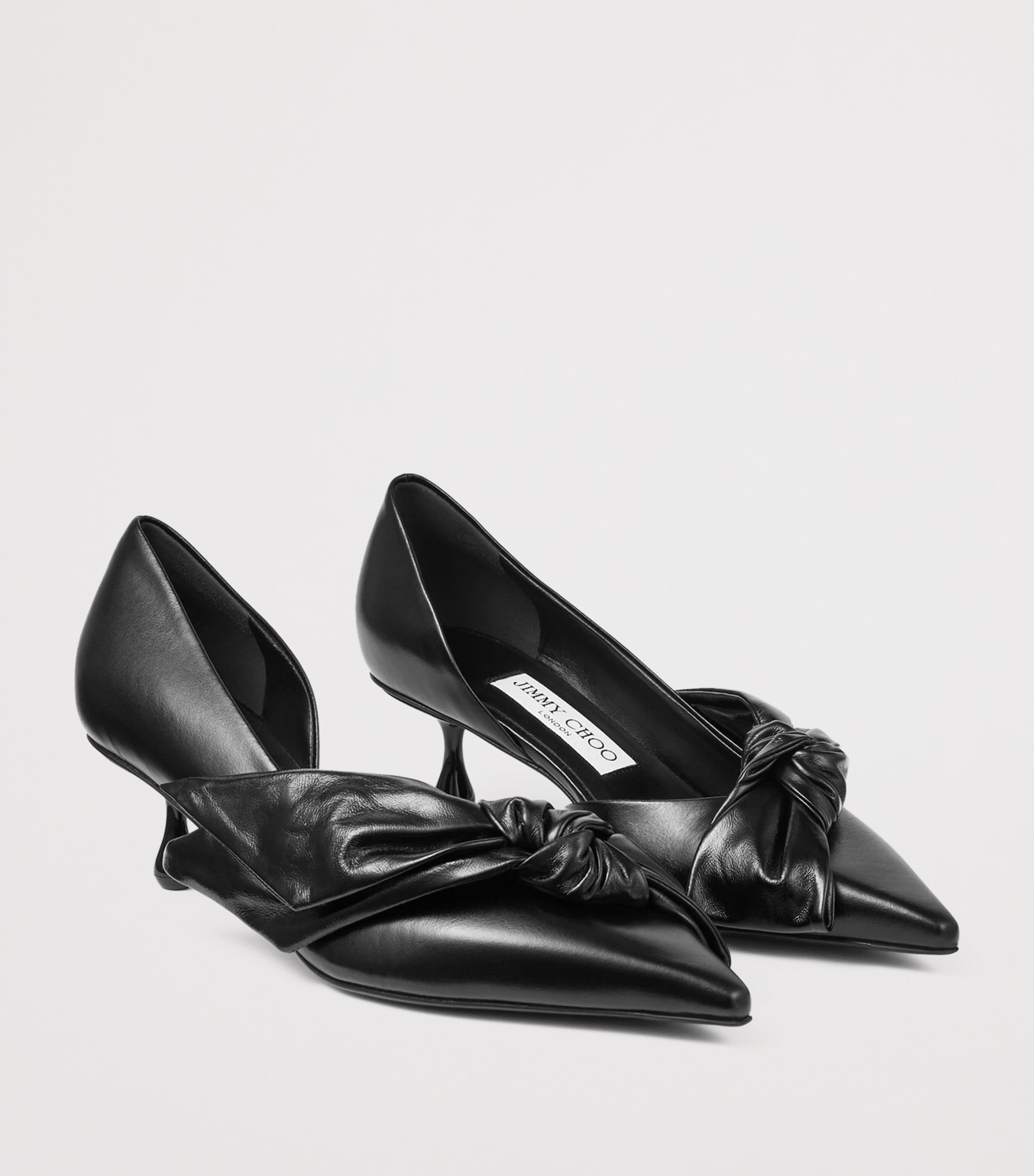 Jimmy Choo Issy 50 Leather Pumps Black Image 2