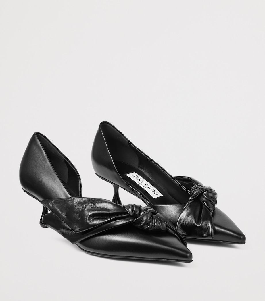 Jimmy Choo Issy 50 Leather Pumps Black Image 2