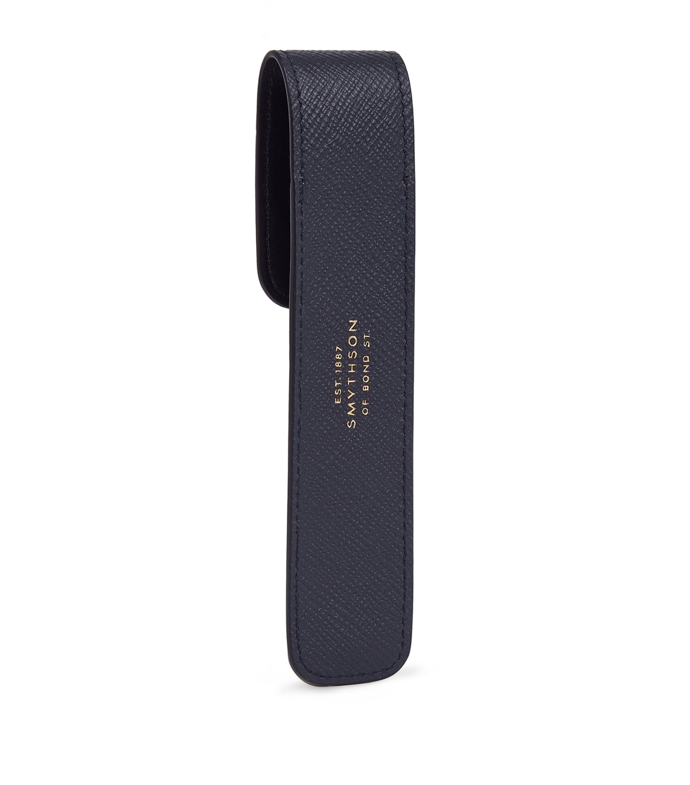 Panama Leather Pen Sleeve NAVY Image 2