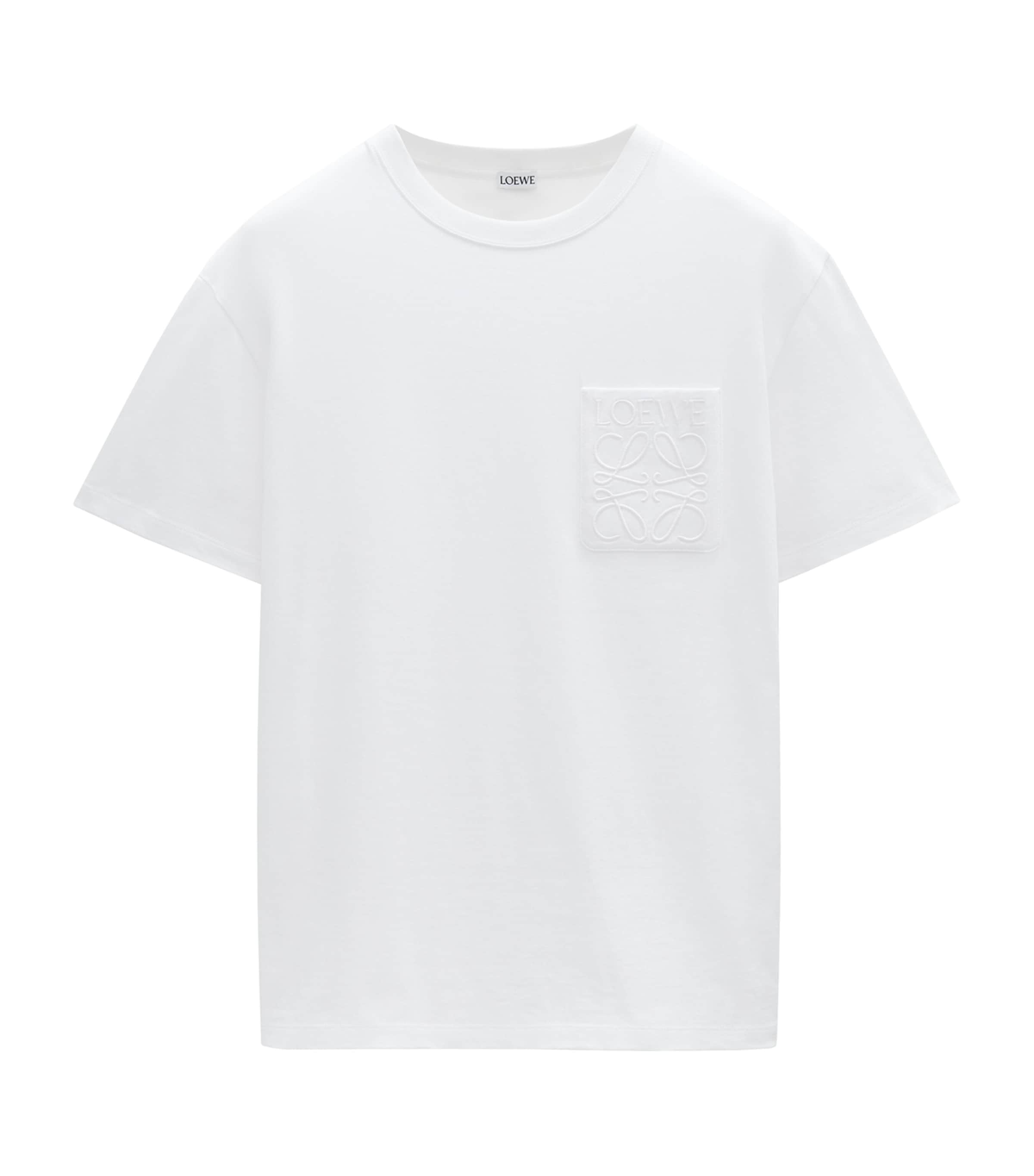 Loewe Anagram Logo T-Shirt White アナグラム ロゴ Tシャツ Loewe Men's Anagram T-Shirt in White Loewe