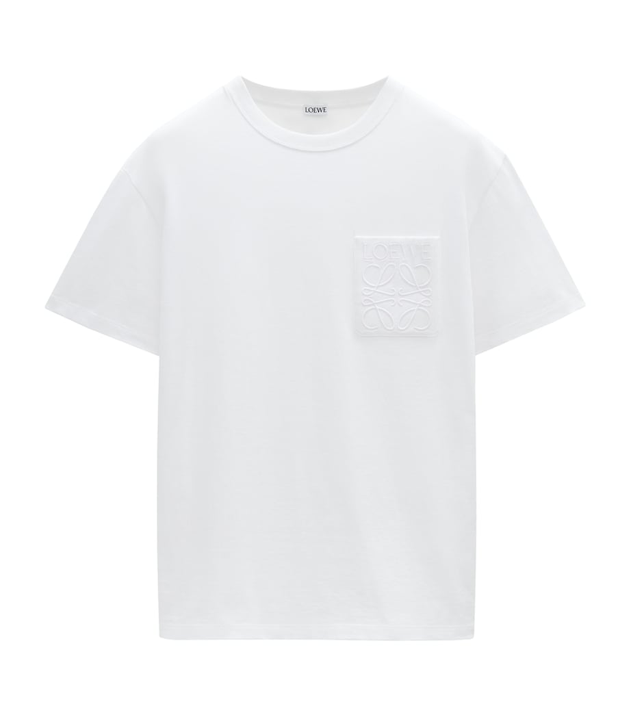 Pocket Anagram T-Shirt WHITE Image 1