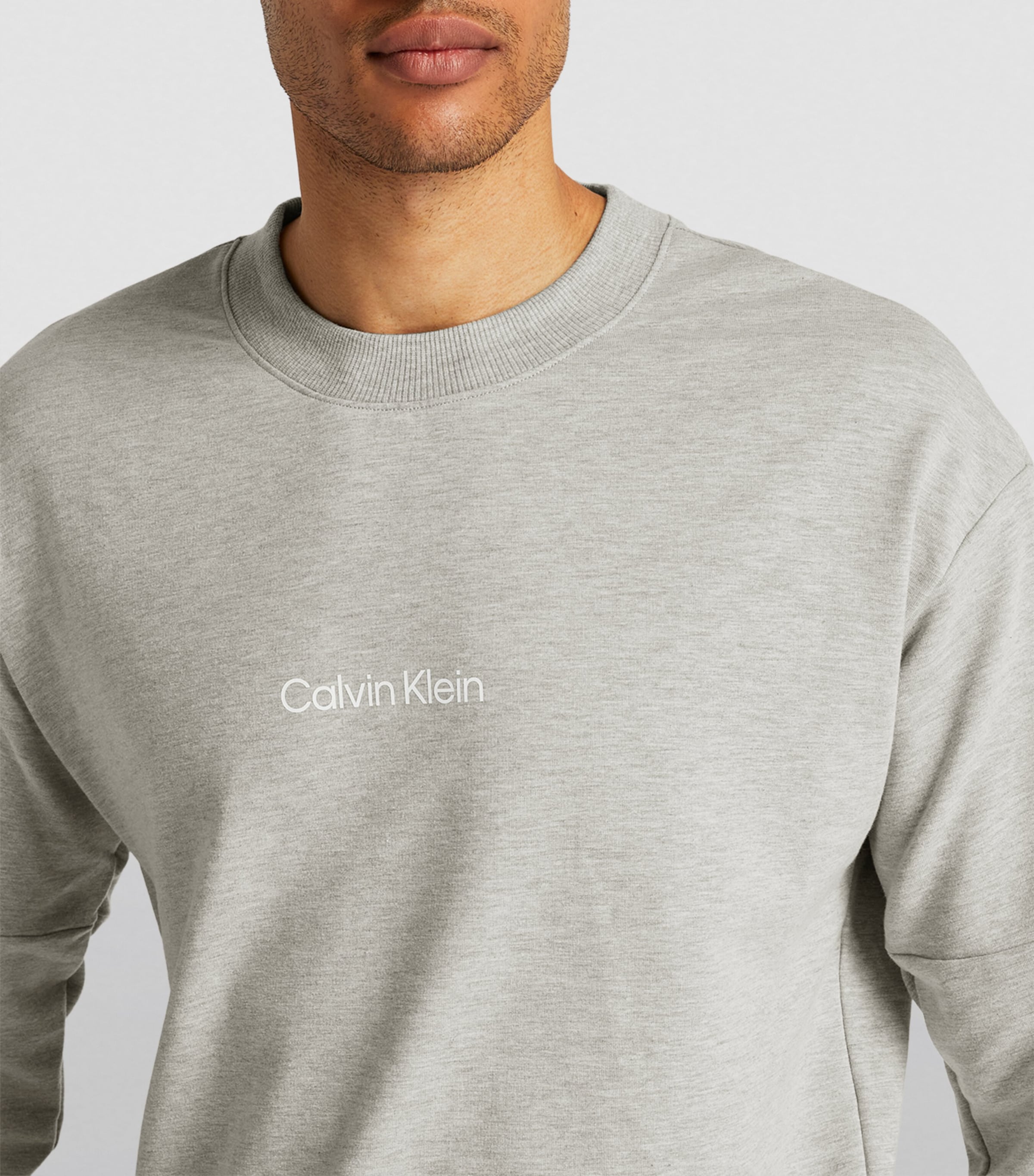 Crew-Neck Sweatshirt GREY HEATHER Image 6