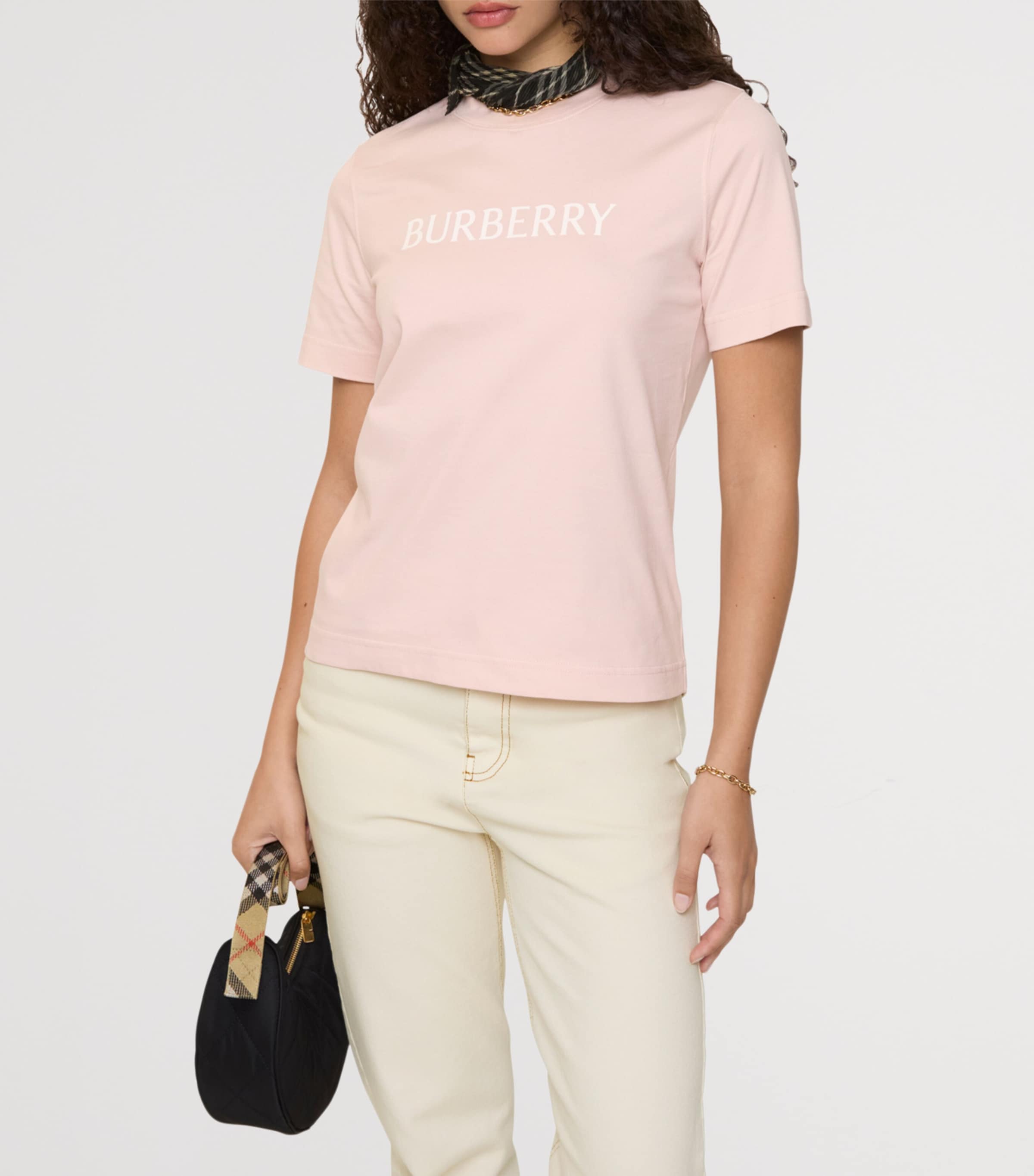 Cotton Logo T-Shirt BOUQUET Image 2