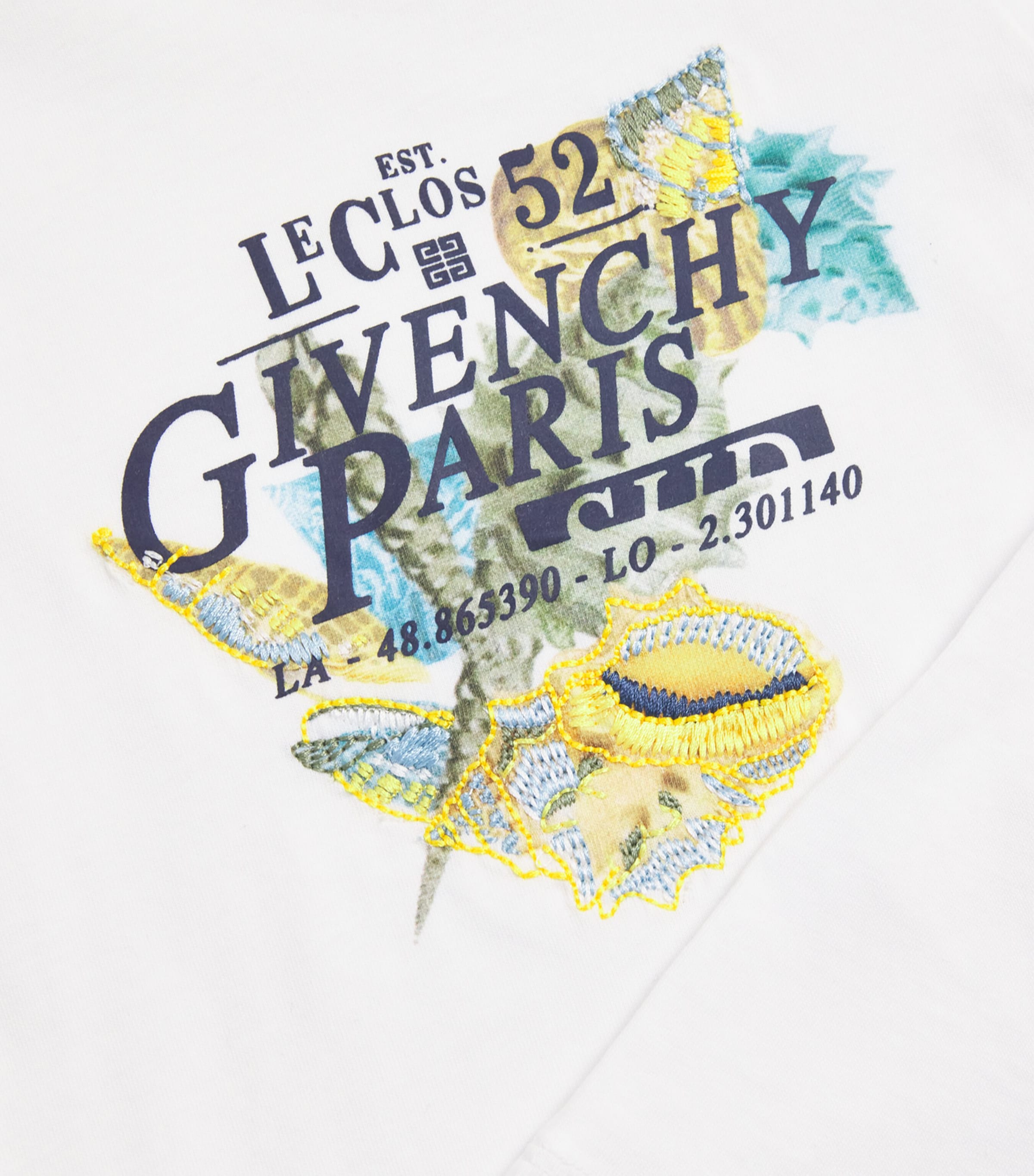 Givenchy Kids Cotton Shell Print T-Shirt (2-3 Years) White Image 3
