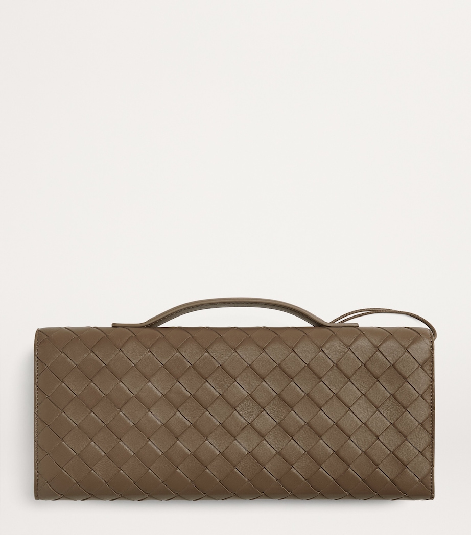 Bottega Veneta Medium Leather Andiamo Clutch Bag Image 2