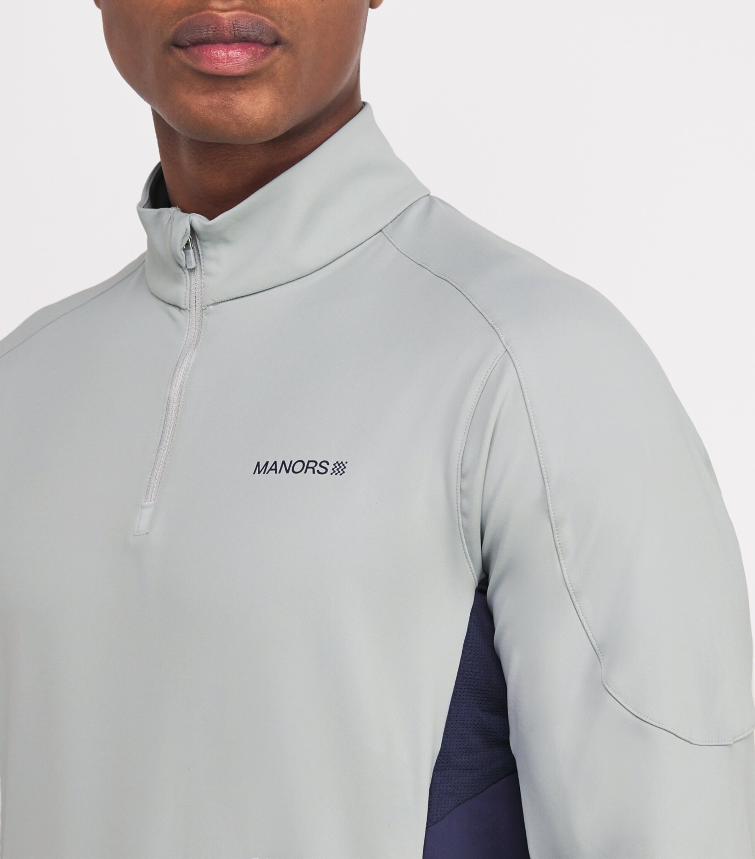 Tech Mid-Layer Top SKY GREY Image 6