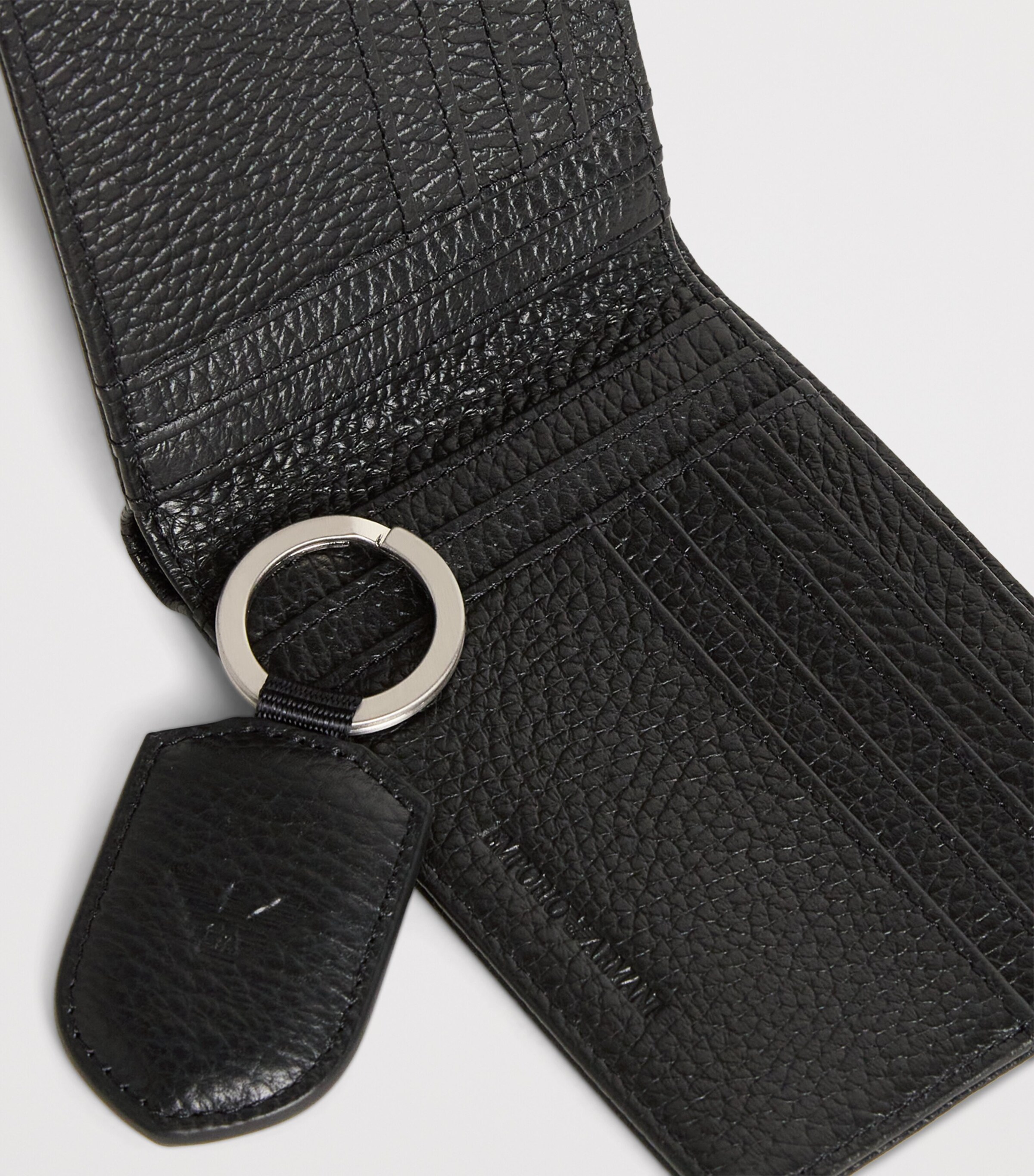 Leather Bifold Wallet and Keyring Set 80001 Image 3