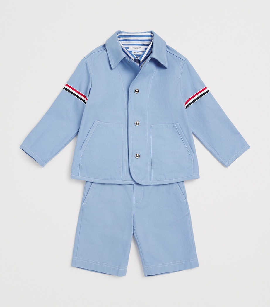 Canvas Shorts (4-12 Years) LIGHT BLUE Image 3