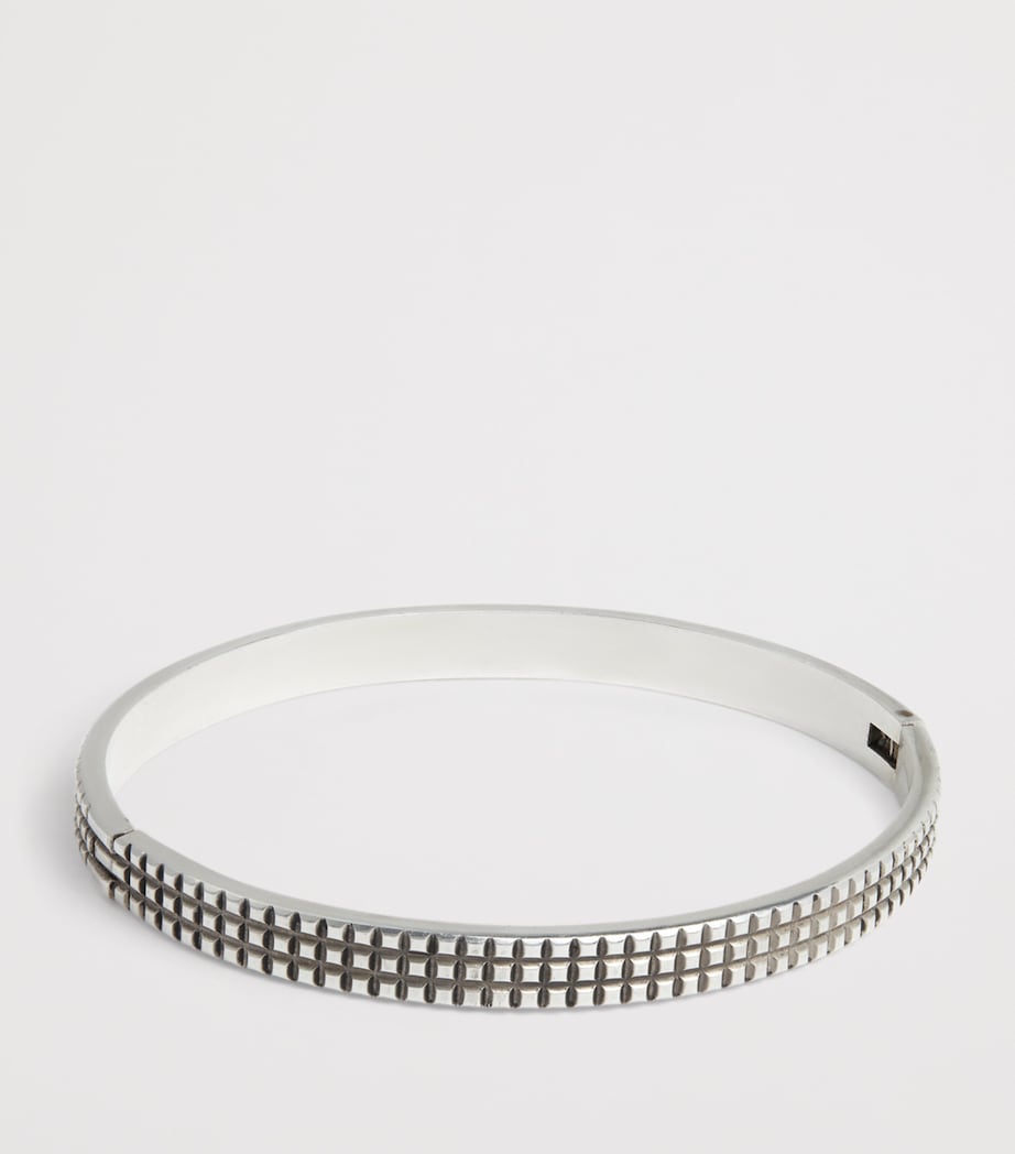 Sterling Silver Hobnail Bracelet 040SILVER Image 3