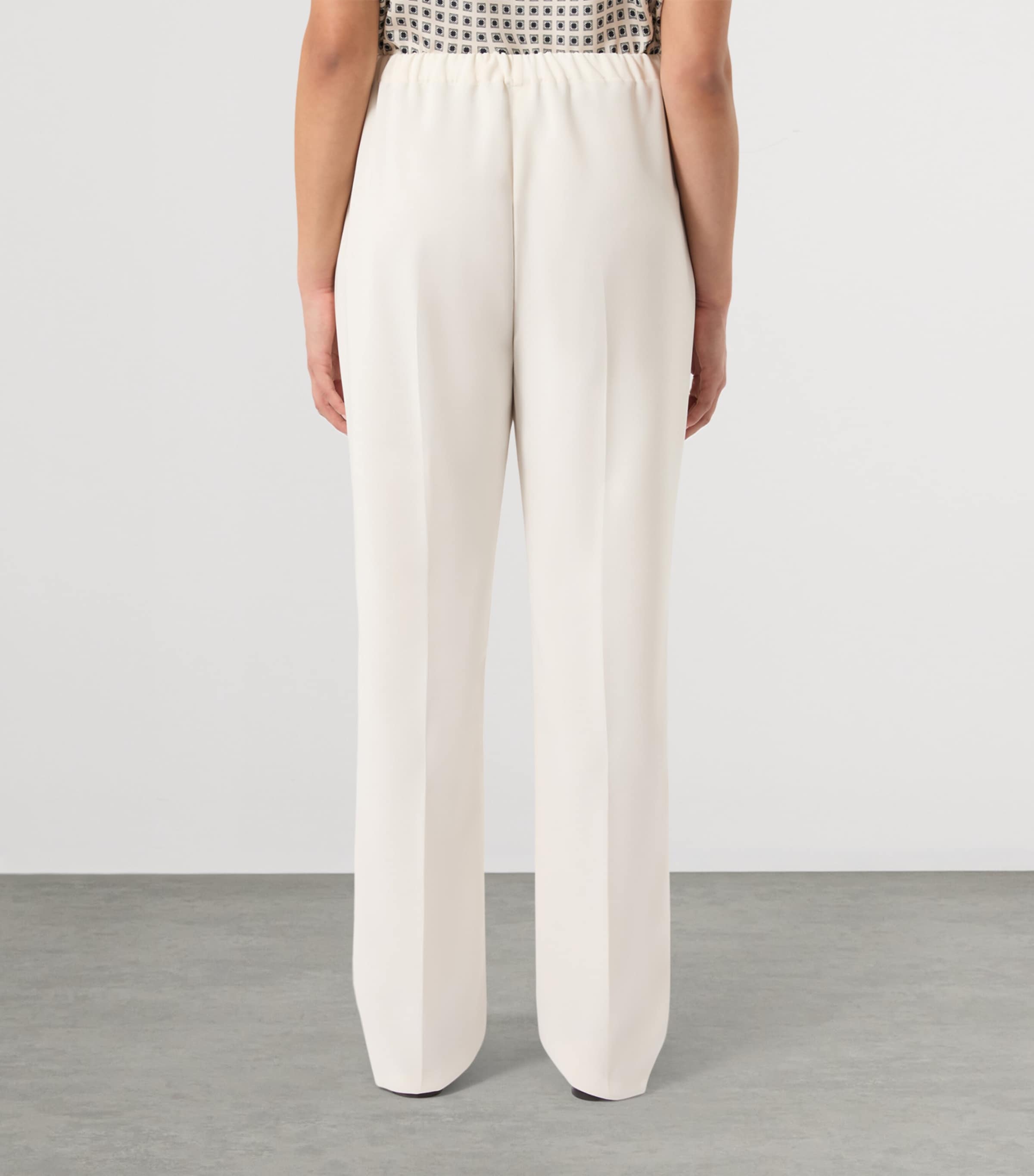 Marina Rinaldi Womens Cady Tailored Trousers Ivory Image 4