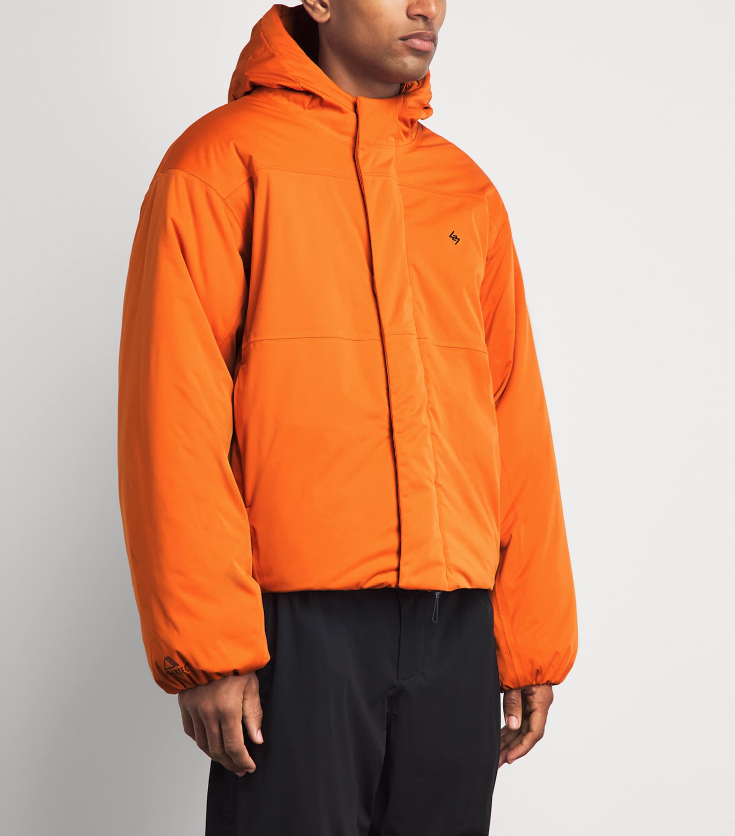 Represent 247 Mens 247 Power Shield Puffer Jacket Rust Image 4