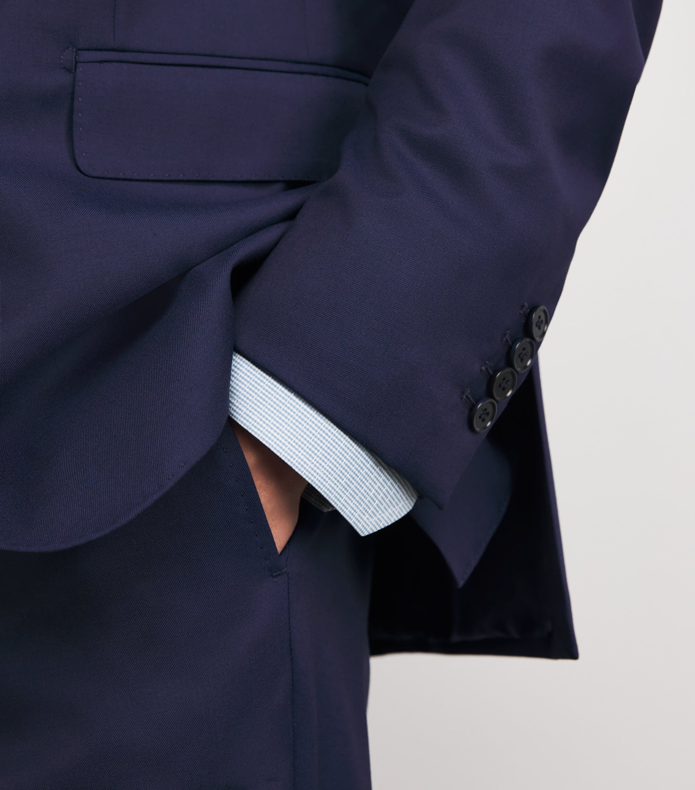 Wool Vicenza 2-Piece Suit 07BLUE Image 6